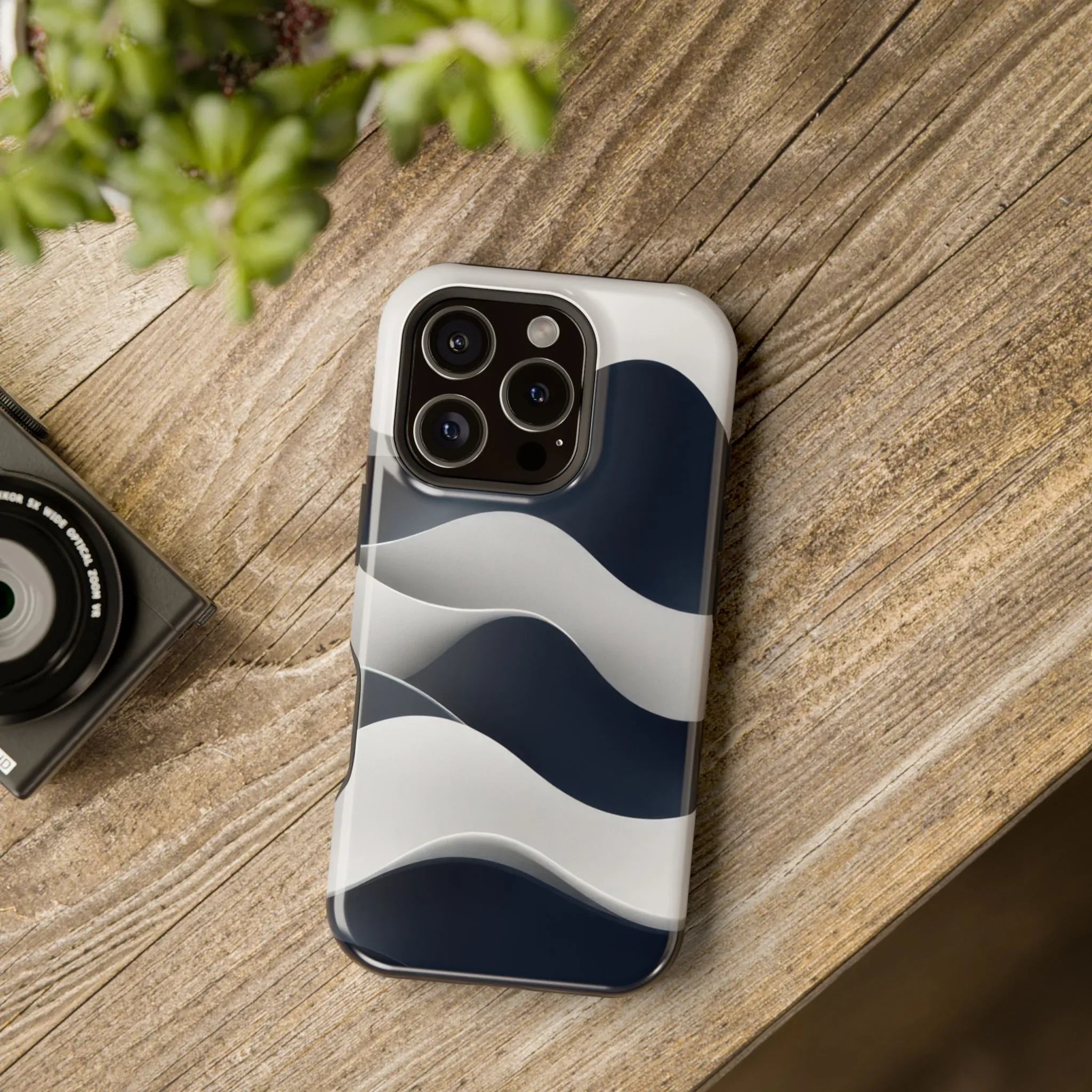 Ocean Flow Phone Case for iPhone 11-17 and Galaxy S21-S22 - KARARMDESIGN