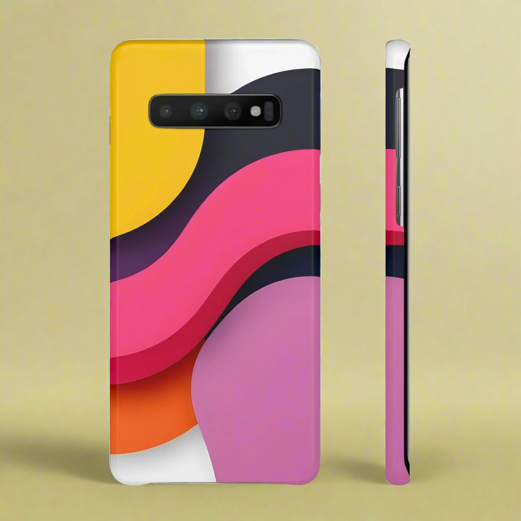 Abstract Phone Case for iPhone 7-16 and Samsung Galaxy S10-S25 Models - KarArmDesign