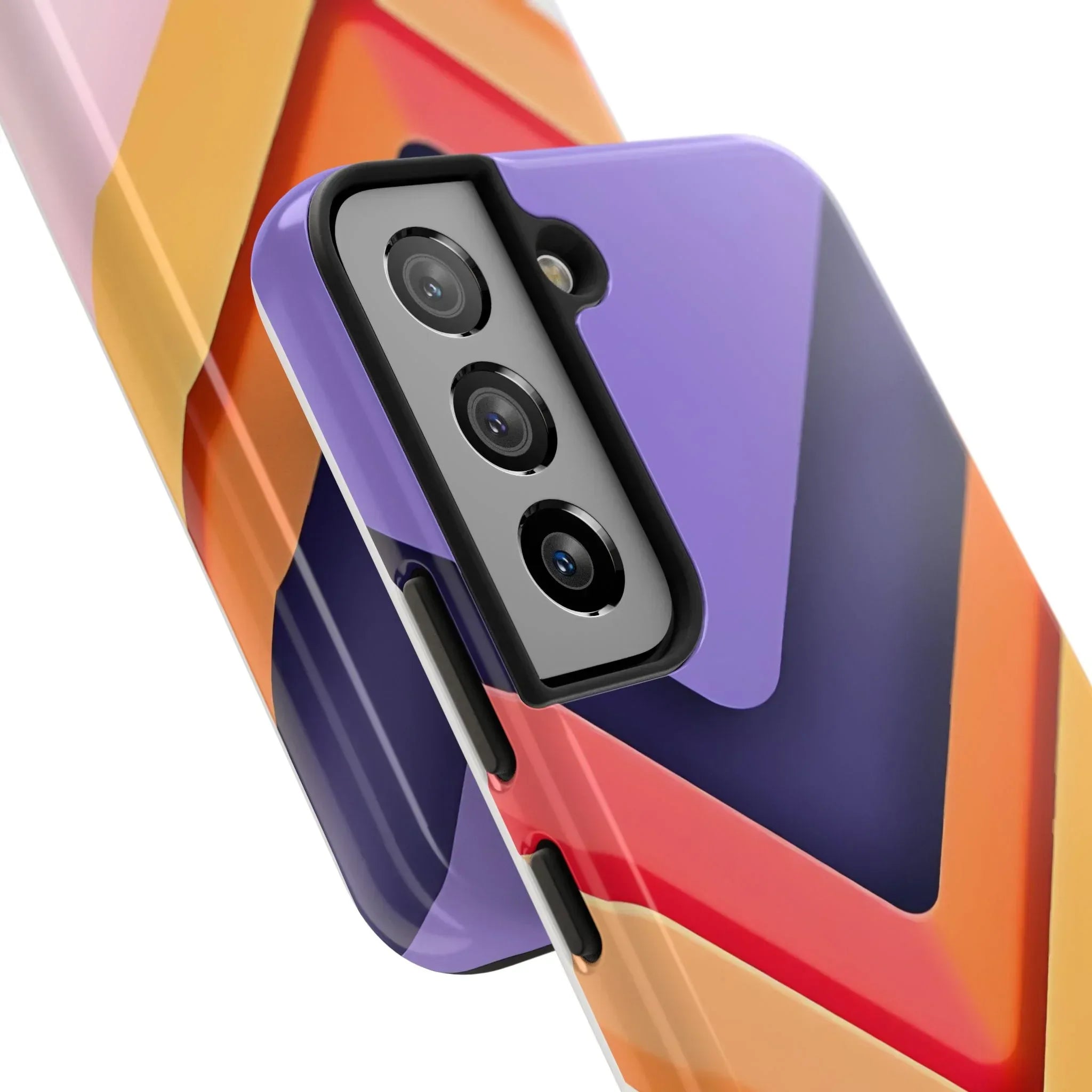 Vibrant Geometric Chevron Phone Case for iPhone and Galaxy - KARARMDESIGN