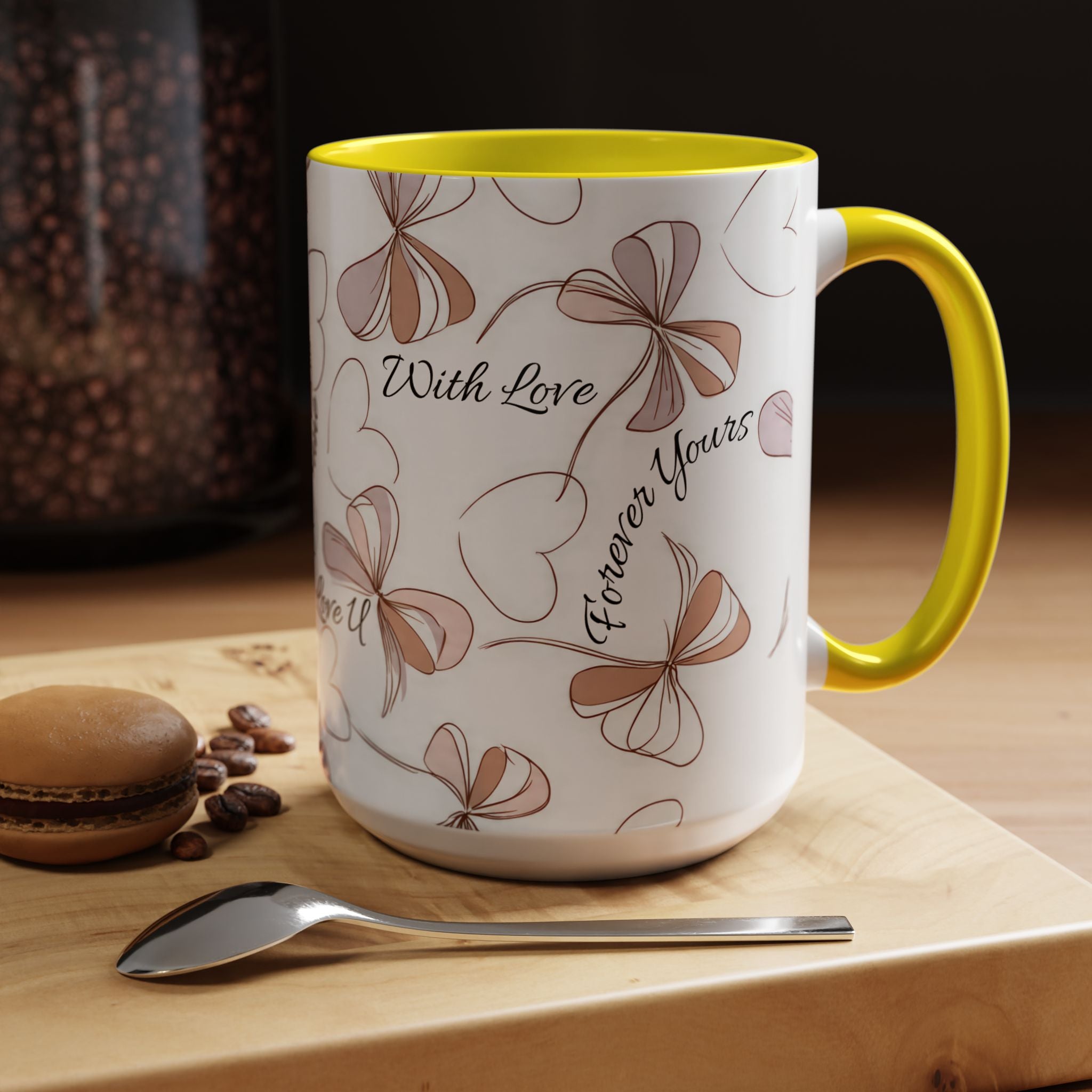 Love Messages Accent Coffee Mug (11, 15oz)