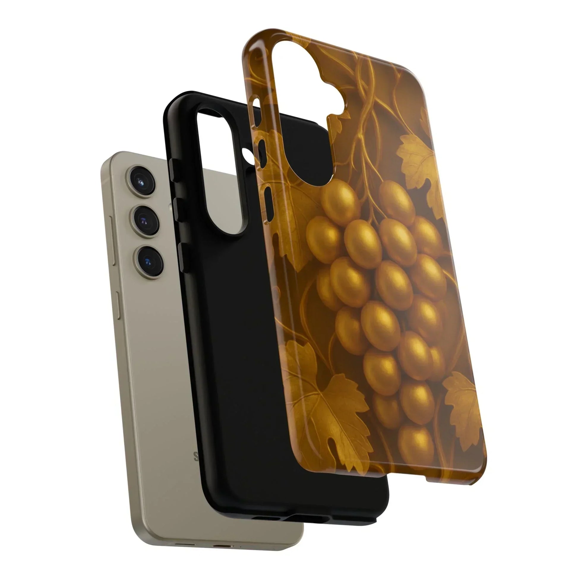 Golden Grapes Phone Case for Samsung Galaxy S10-S25 Models - KarArmDesign