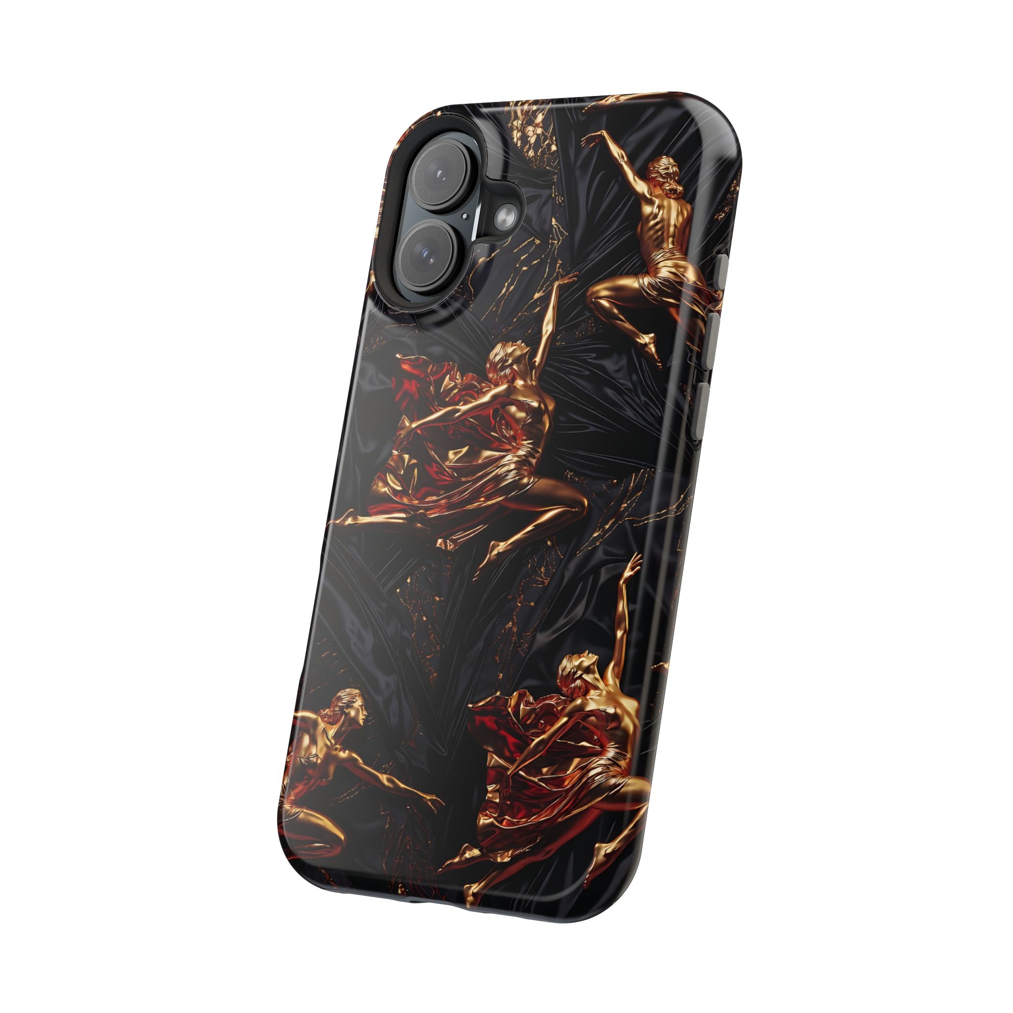 Gold Sculpture Phone Case for iPhone 13-17 & Samsung Galaxy S26