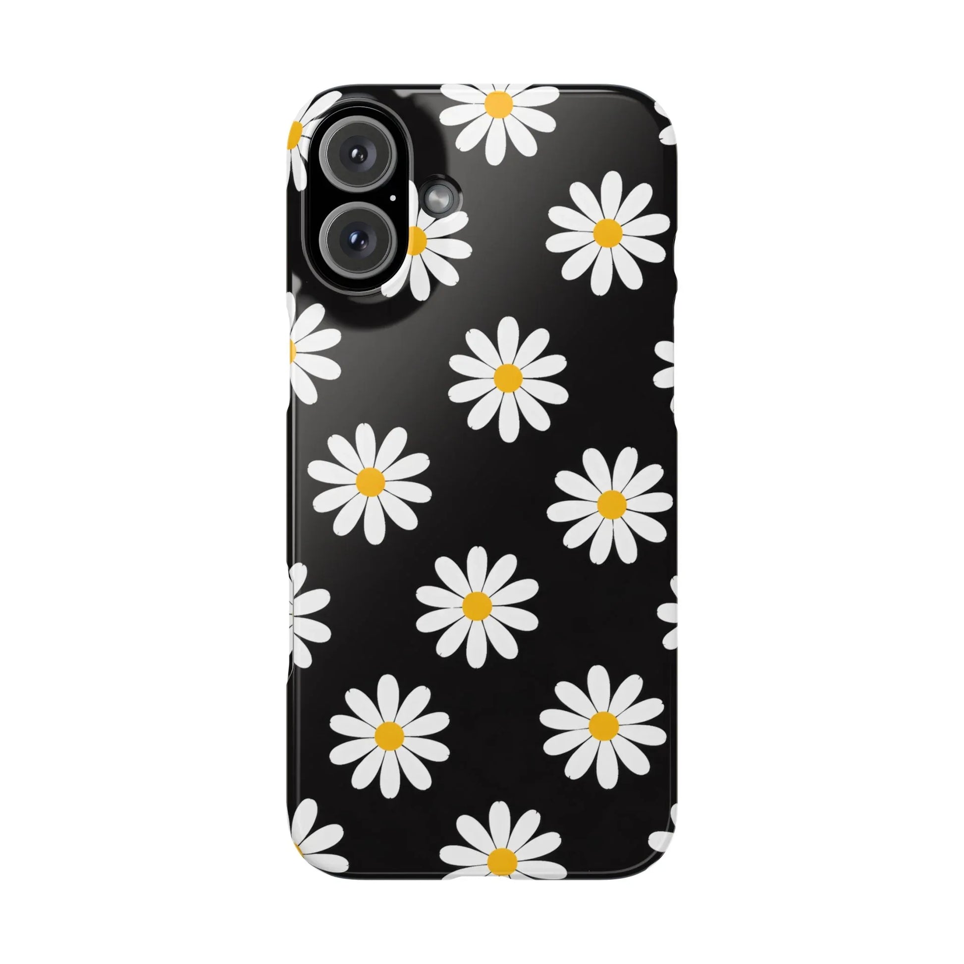 Daisy Charm Phone Case for iPhone 11-17 and Galaxy S20-S25 - KARARMDESIGN