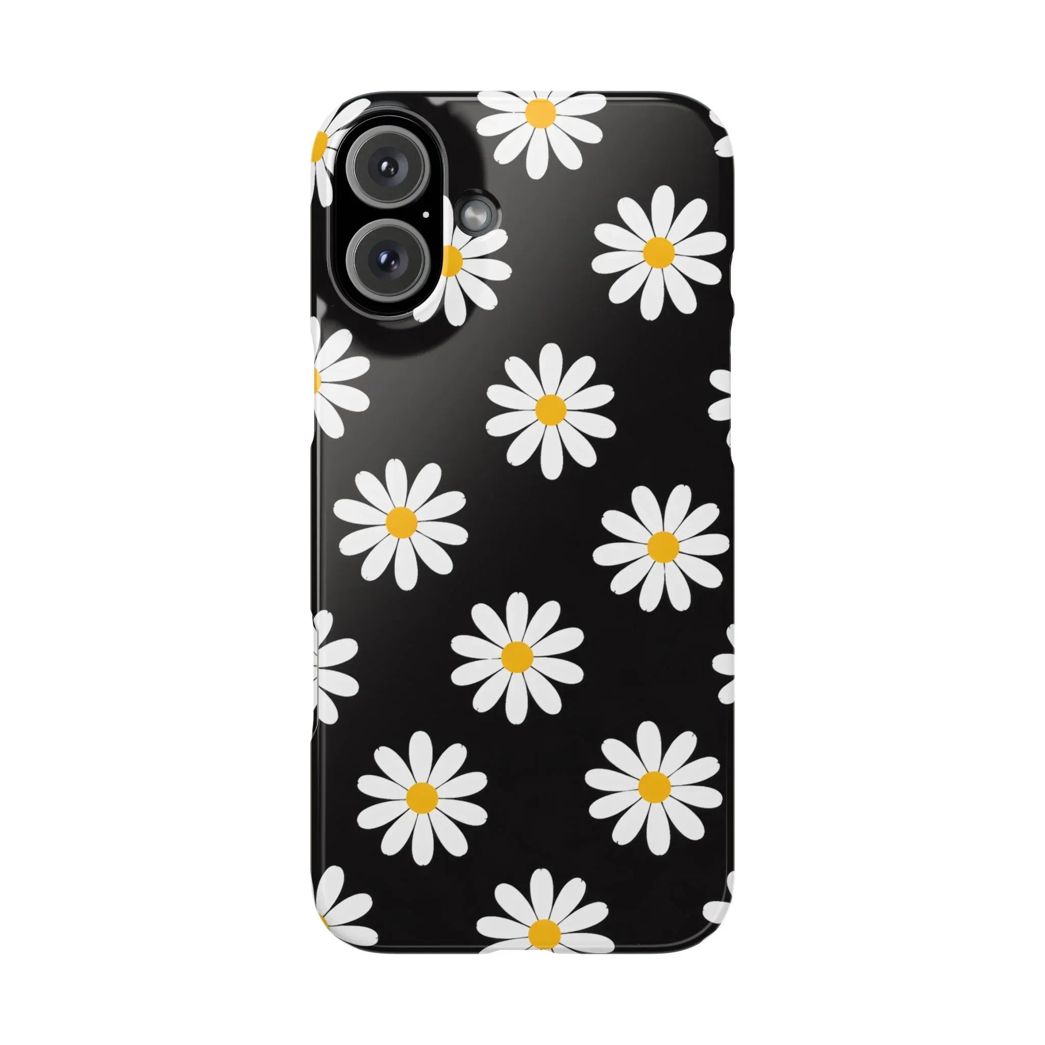 Daisy Charm Phone Case for iPhone 11-17 and Galaxy S20-S25 - KARARMDESIGN