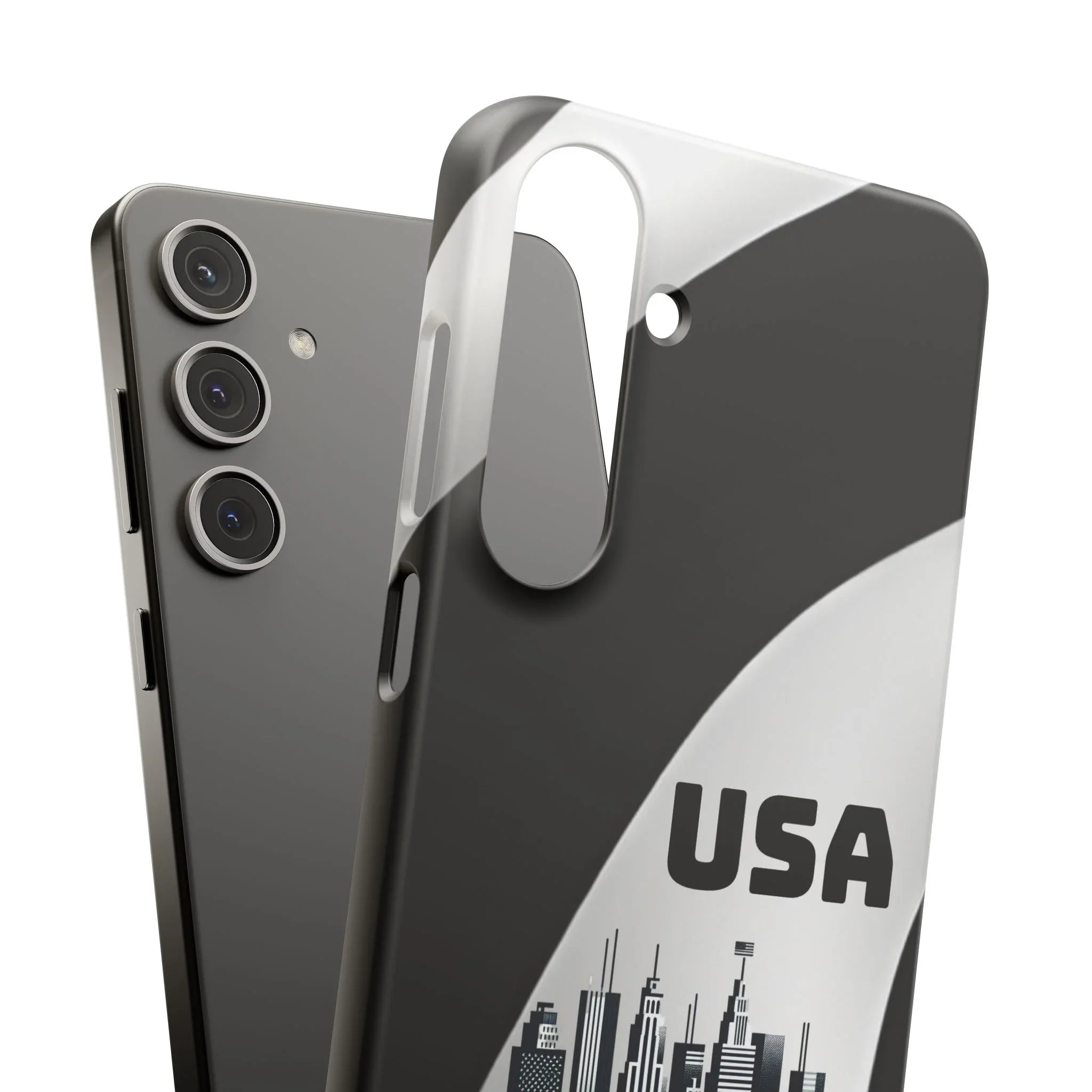 Monochrome New York City Phone Case for iPhone, Galaxy & Pixel - KARARMDESIGN