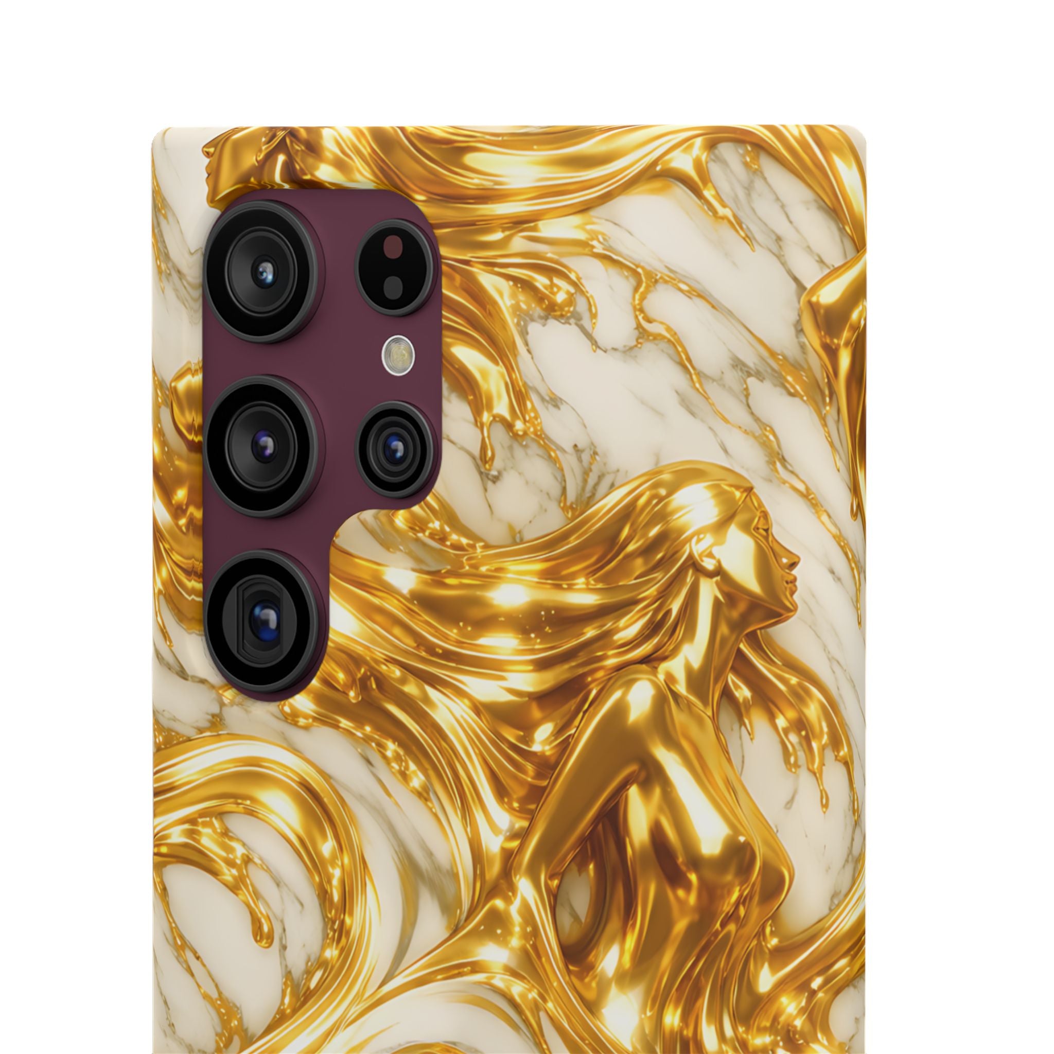 Divine Gold Woman Snap Phone Case for iPhone & Galaxy