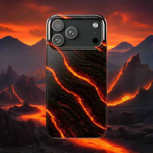 Lava Pulse Phone Case for iPhone 7-17 Models - KarArmDesign