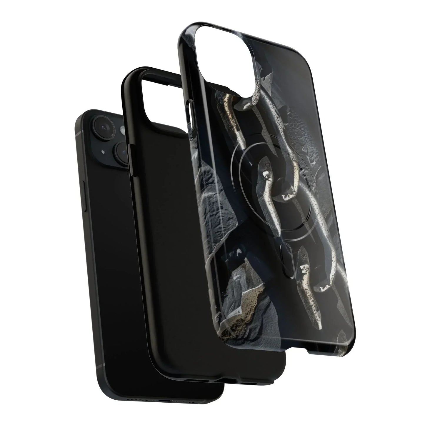“Iron Chain” Tough Magnetic Phone Case for iPhone 14-16 Models - KarArmDesign