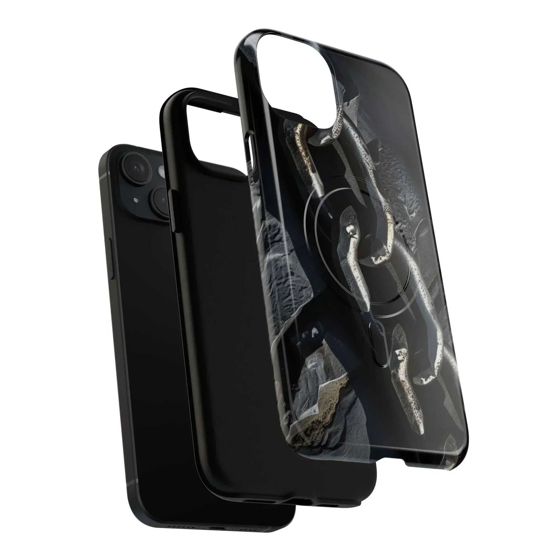 “Iron Chain” Tough Magnetic Phone Case for iPhone 14-16 Models - KarArmDesign