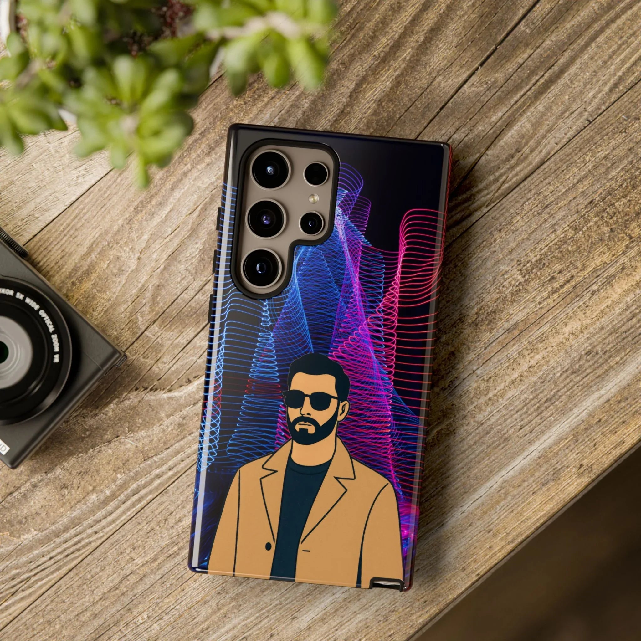 Bearded Style Phone Case for iPhone 11-17 and Galaxy S20-S25 - KARARMDESIGN