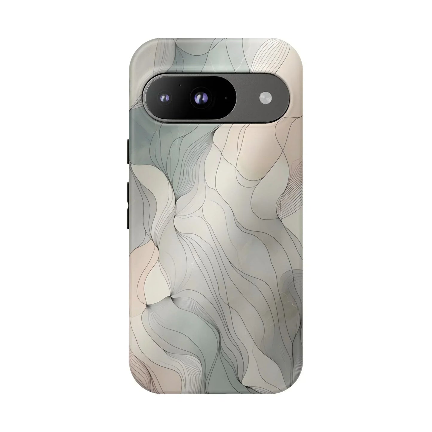 Pastel Wave Phone Case – Minimalist Design for iPhone & Pixel - KarArmDesign