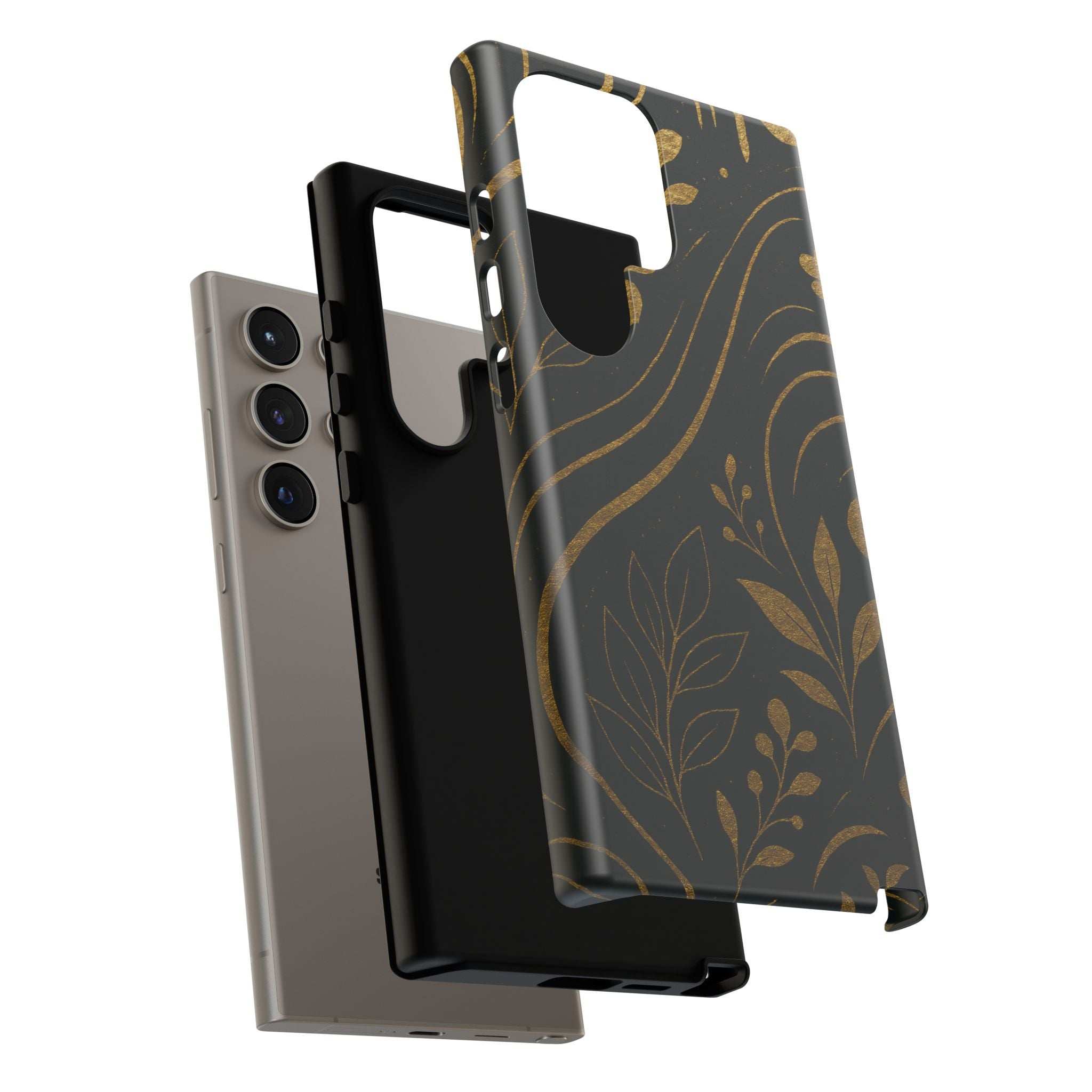Gold Pattern Tough Phone Case for Samsung Galaxy & Google Pixel