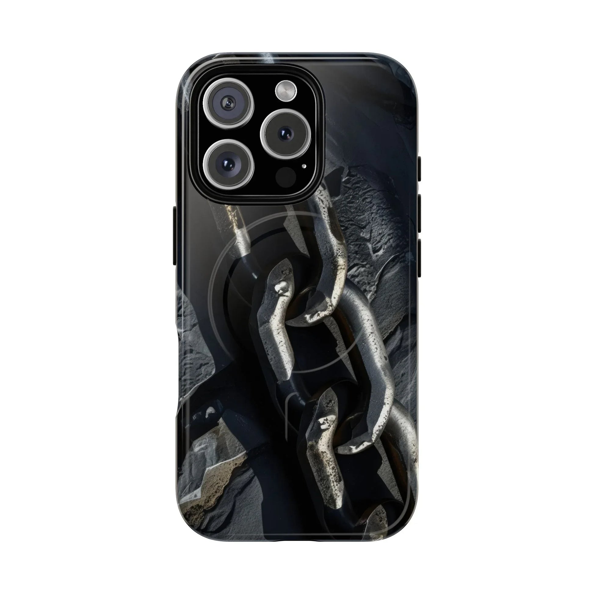 “Iron Chain” Tough Magnetic Phone Case for iPhone 13-17 - KARARMDESIGN