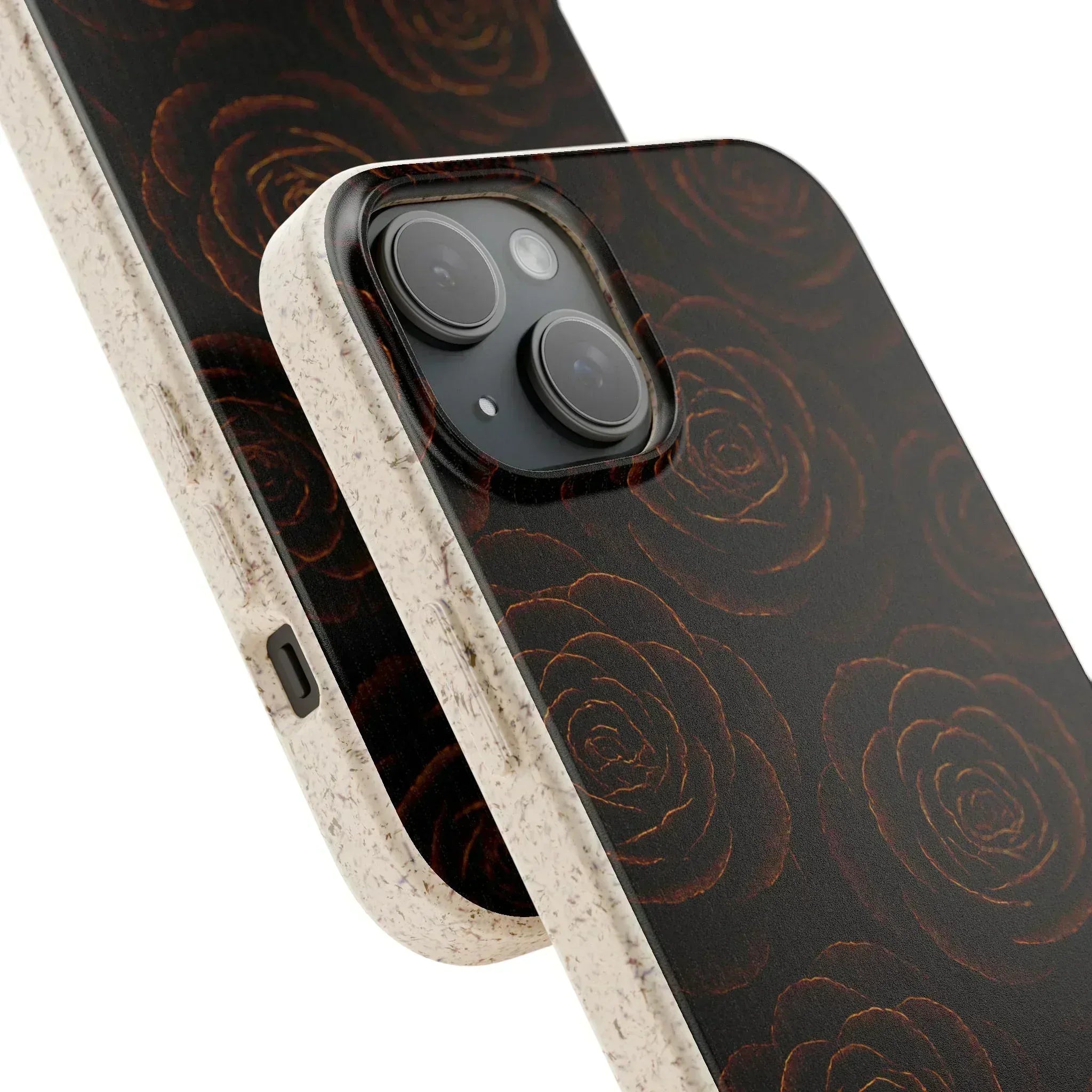 Wooden Roses Phone Case for iPhone 11-16 and Samsung Galaxy S20-S22 - KARARMDESIGN