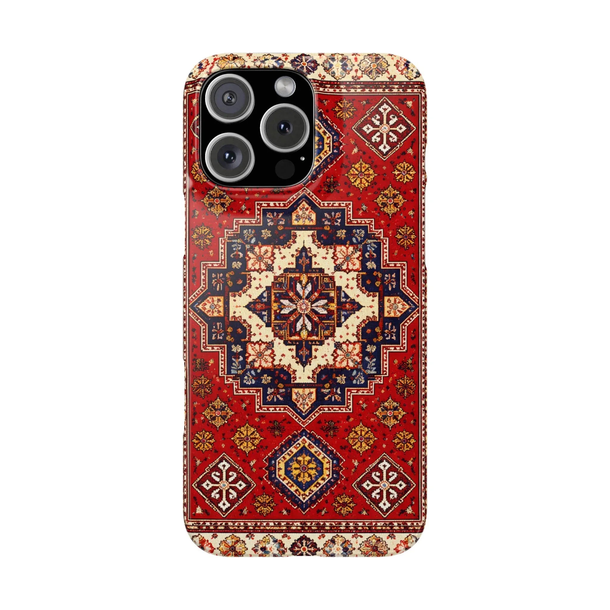Armenian Carpet Pattern Phone Case for iPhone 11-16 - KARARMDESIGN