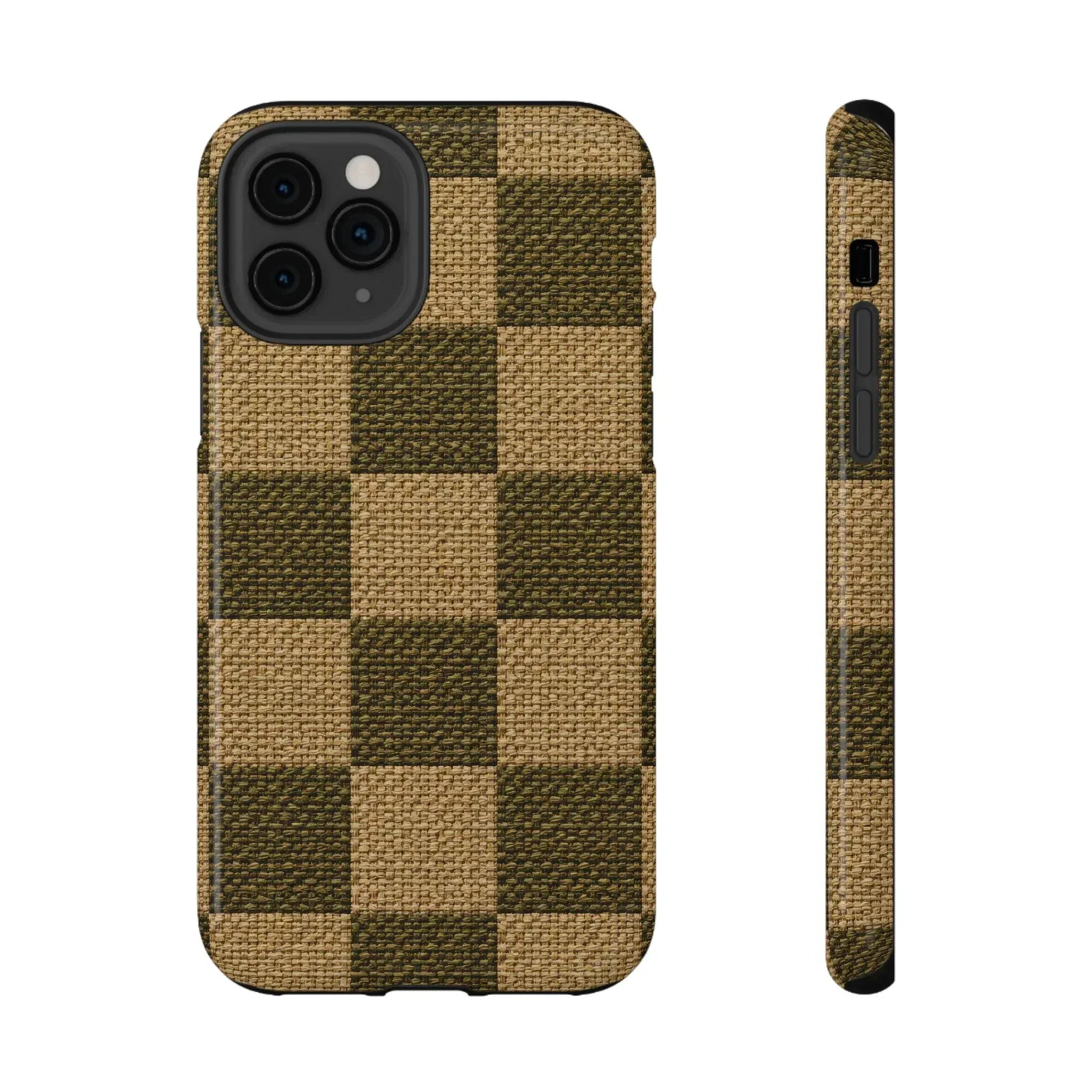 Rustic Woven Phone Case for iPhone 11-17 and Galaxy S21-S22 - KARARMDESIGN