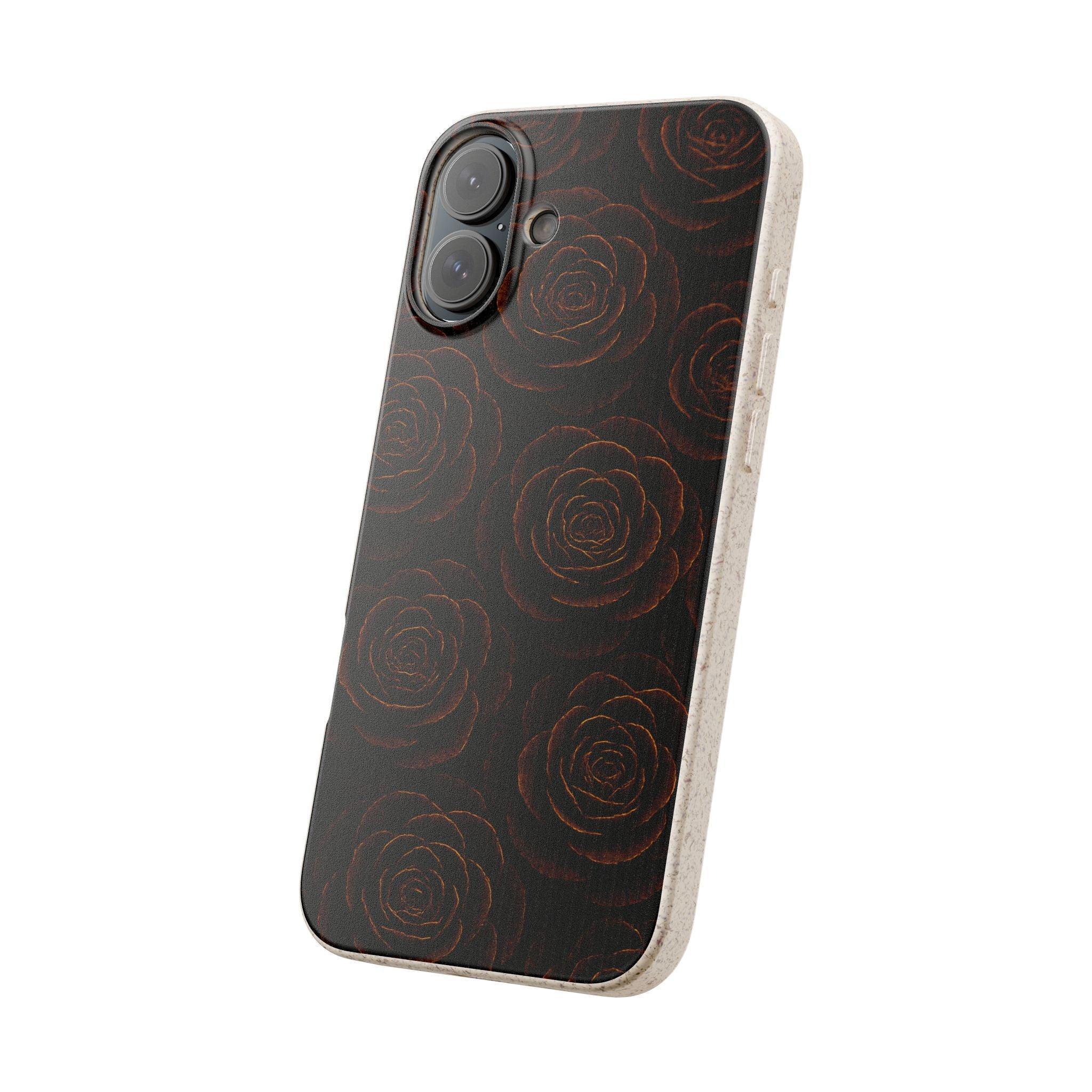 Wooden Roses Phone Case for iPhone 11-16 and Samsung Galaxy S20-S22 - KARARMDESIGN