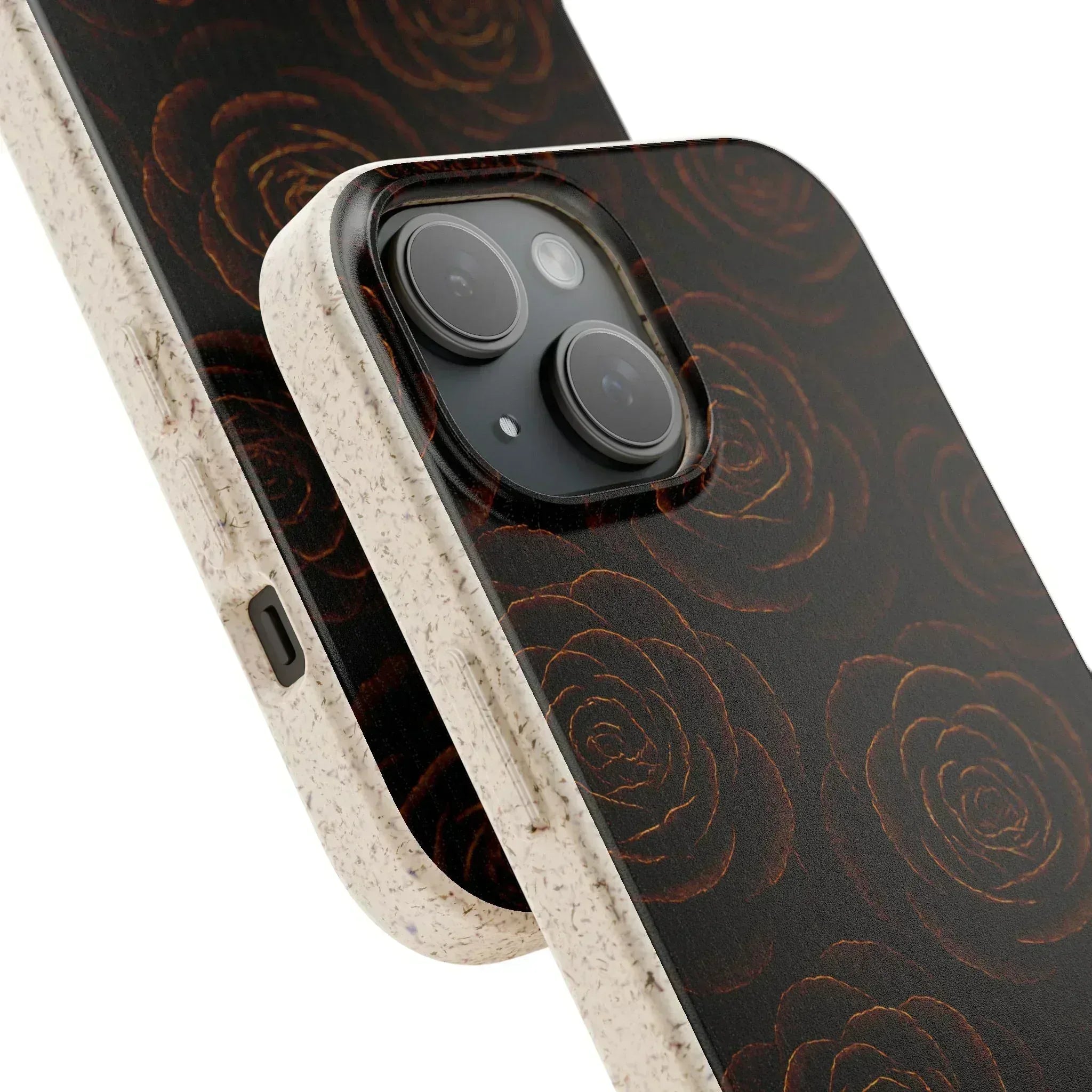 Wooden Roses Phone Case for iPhone 11-16 and Samsung Galaxy S20-S22 - KARARMDESIGN