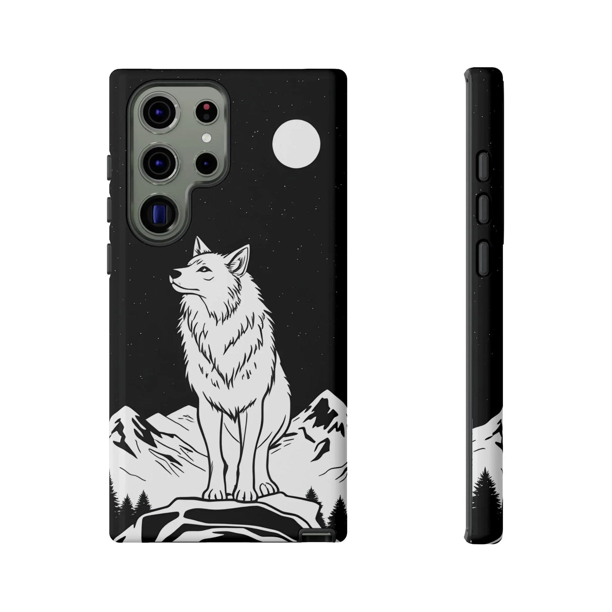 Majestic Wolf Phone Case for iPhone and Galaxy - KARARMDESIGN