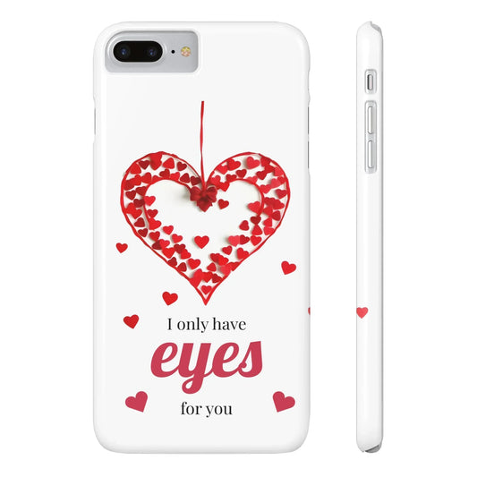 I Only Have Eyes for You – Romantic Phone Case for iPhone 7-16 Models - KarArmDesign