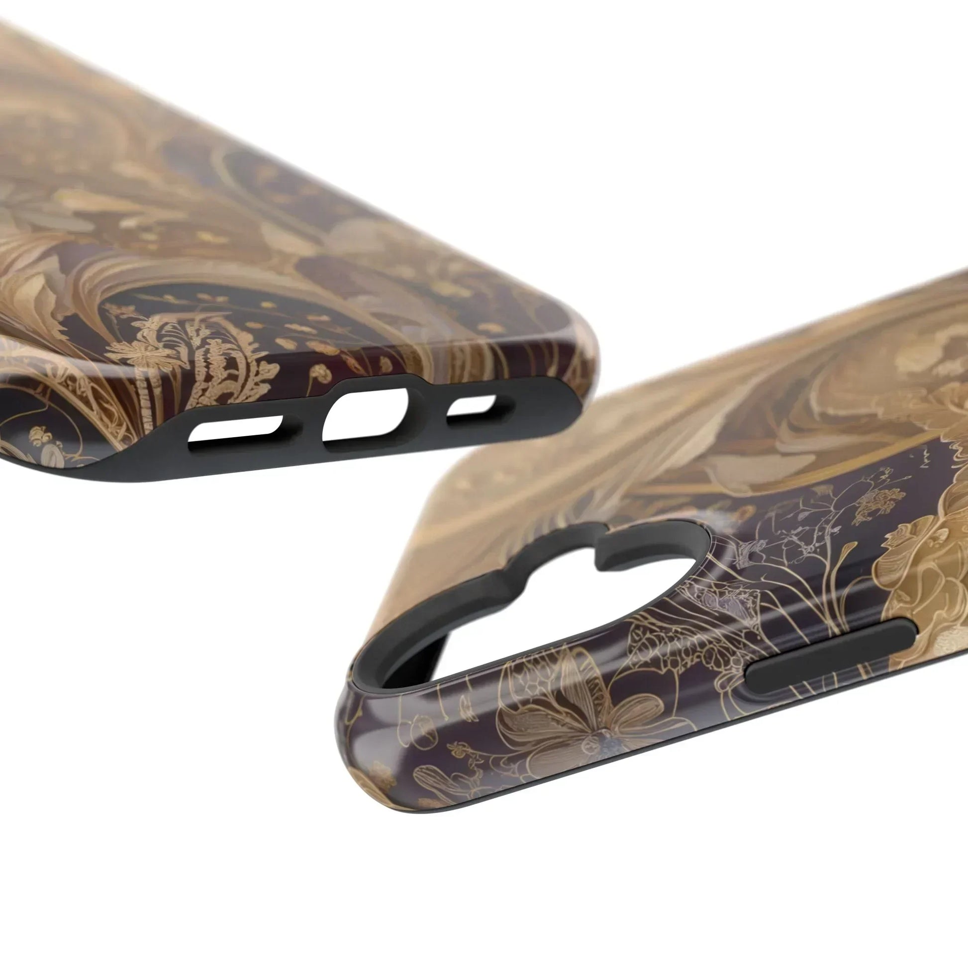 Botanical Luxury Design Impact-Resistant Phone Case for iPhone 12-16 and Galaxy S21-S22 Models - KarArmDesign