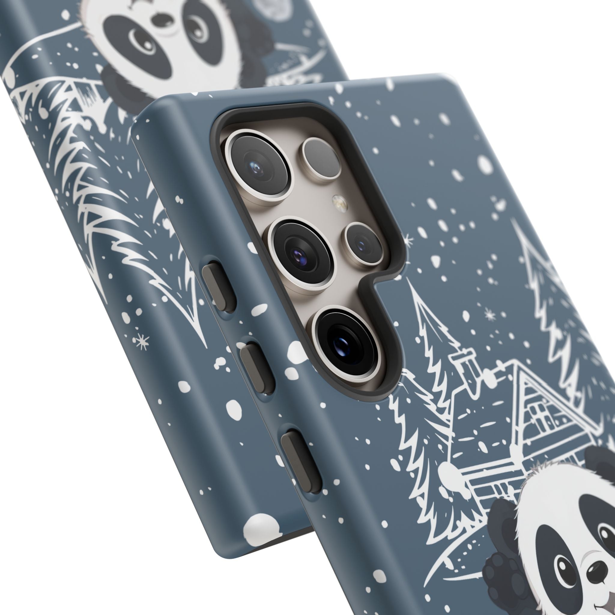 Cute Panda Phone Case for Samsung Galaxy S20–S26 & Google Pixel 6–9