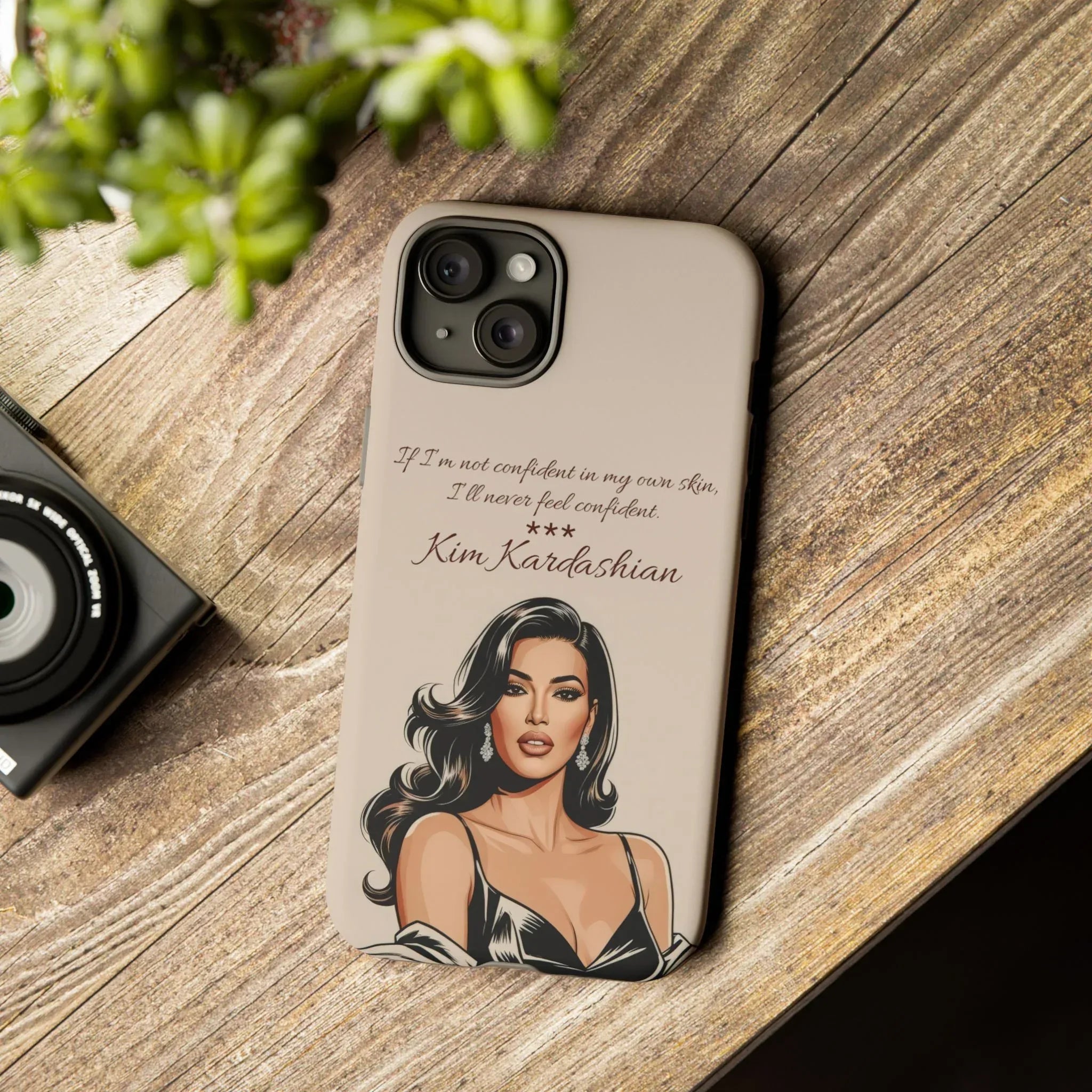 Kim Kardashian Quote Phone Case – Illustrated for iPhone 15-17 Models - KARARMDESIGN