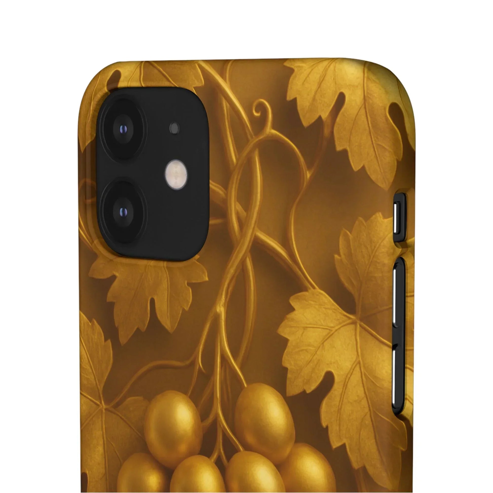 Golden Grapes Phone Case for iPhone 7–16 Models - KarArmDesign