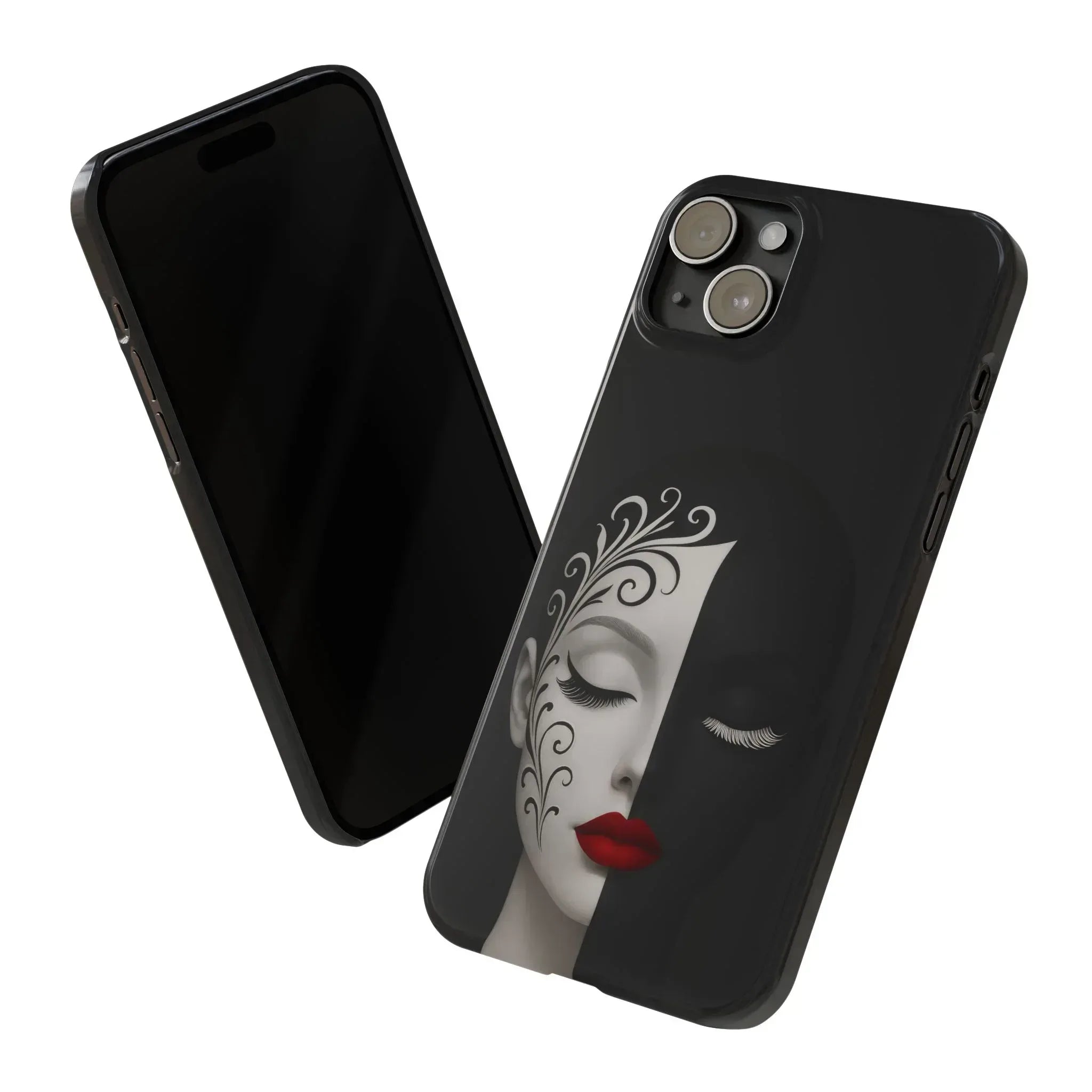 Artistic Head Design Phone Case for iPhone 11-17 - KARARMDESIGN