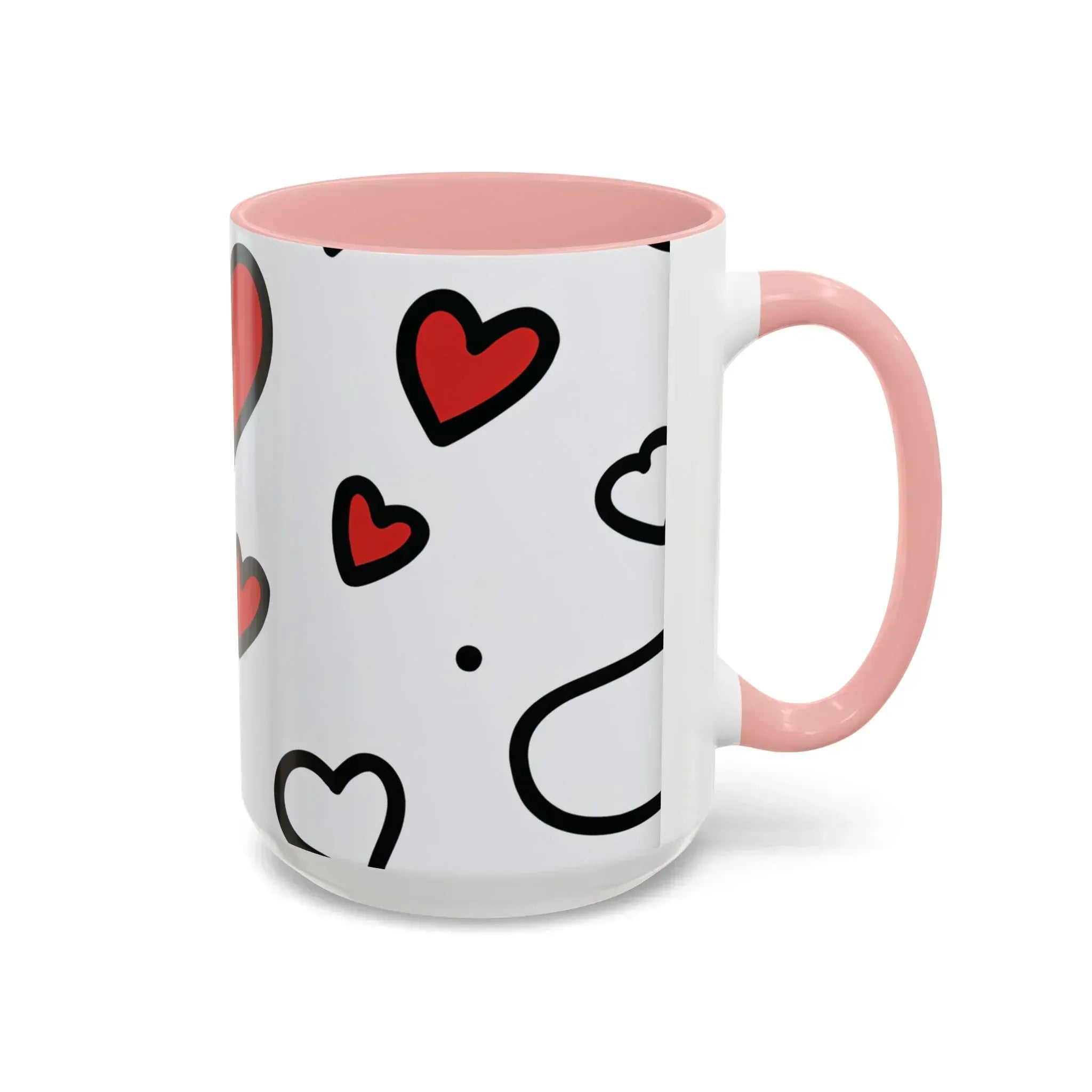 Love Overflow Mug – Accent Coffee Mug (11, 15oz) - KARARMDESIGN