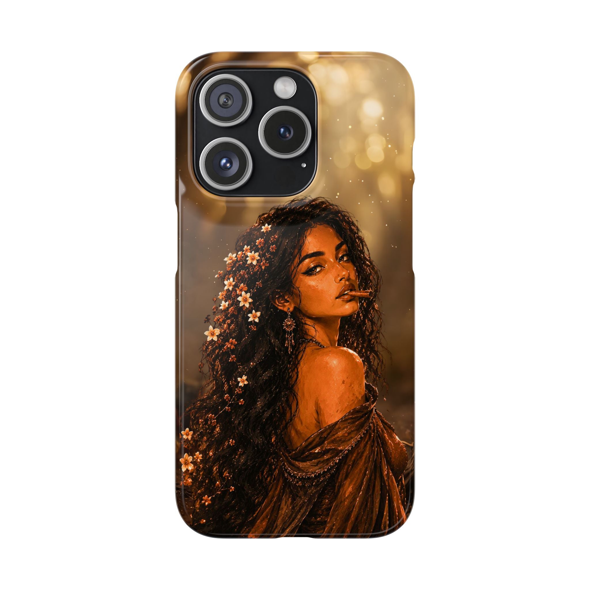 Cinnamon Girl Phone Case for iPhone 11-17 & Samsung Galaxy S20-S26