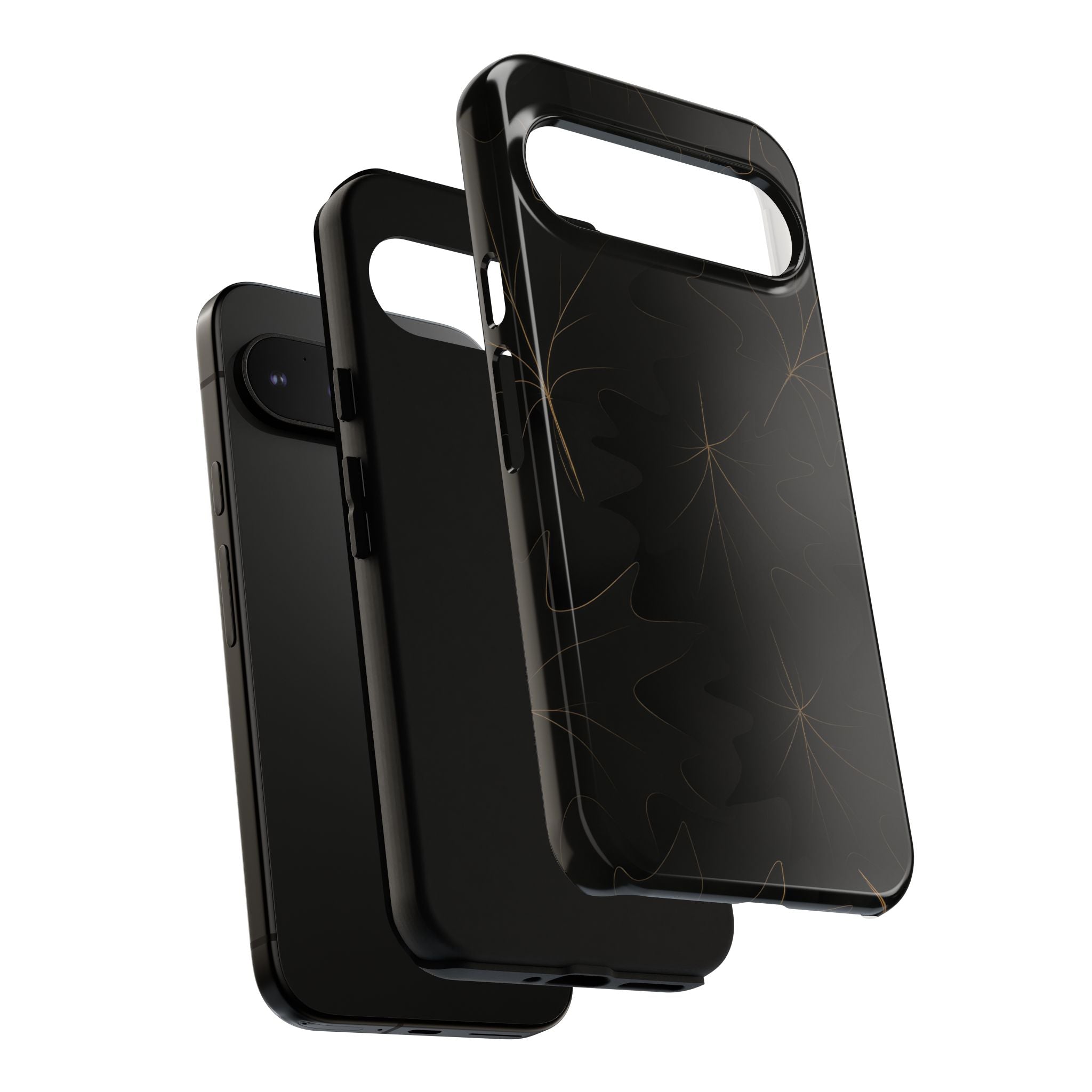 Luxury Fall Leaf Phone Case – Samsung Galaxy S20–S26 & Google Pixel 6-9