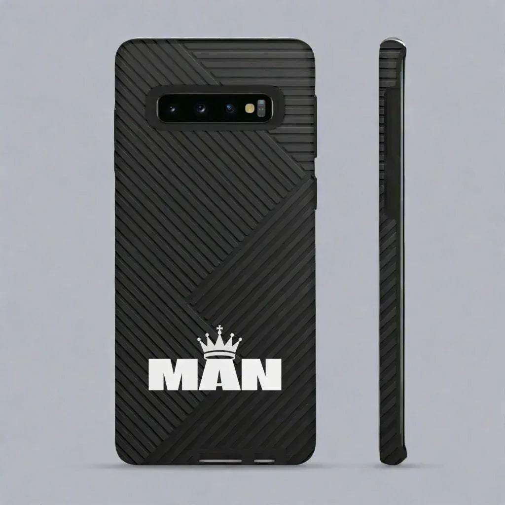 MAN Logo Phone Case for Samsung Galaxy S10-S25 - KARARMDESIGN