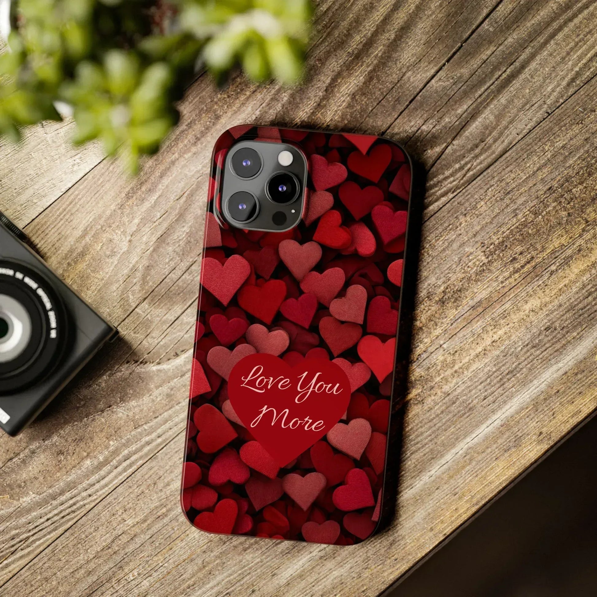 Love You More Phone Case Slim Phone Cases for iPhone 11-17 - KARARMDESIGN