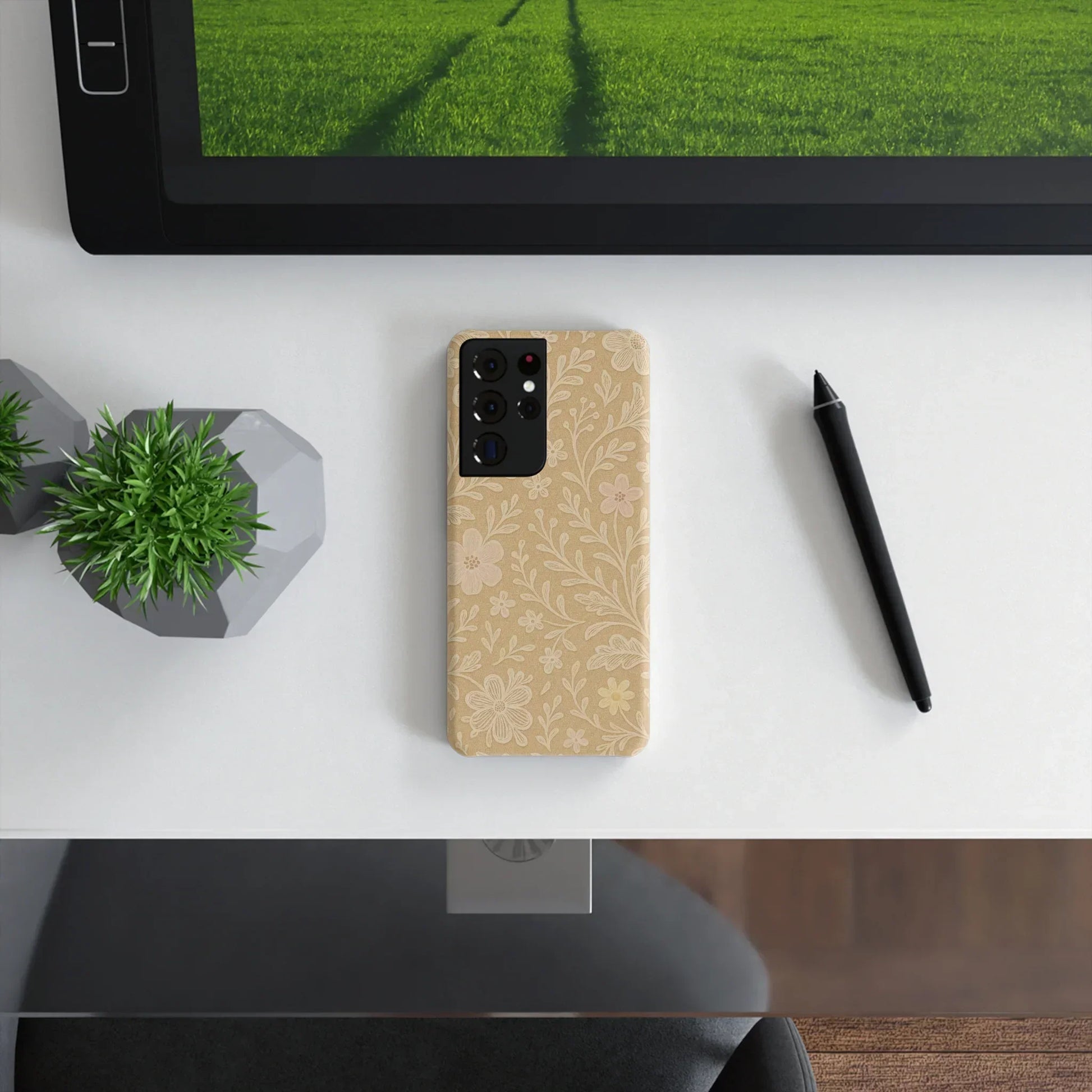 Blossom Veil Floral Phone Case for Samsung Galaxy S21 Models - KarArmDesign