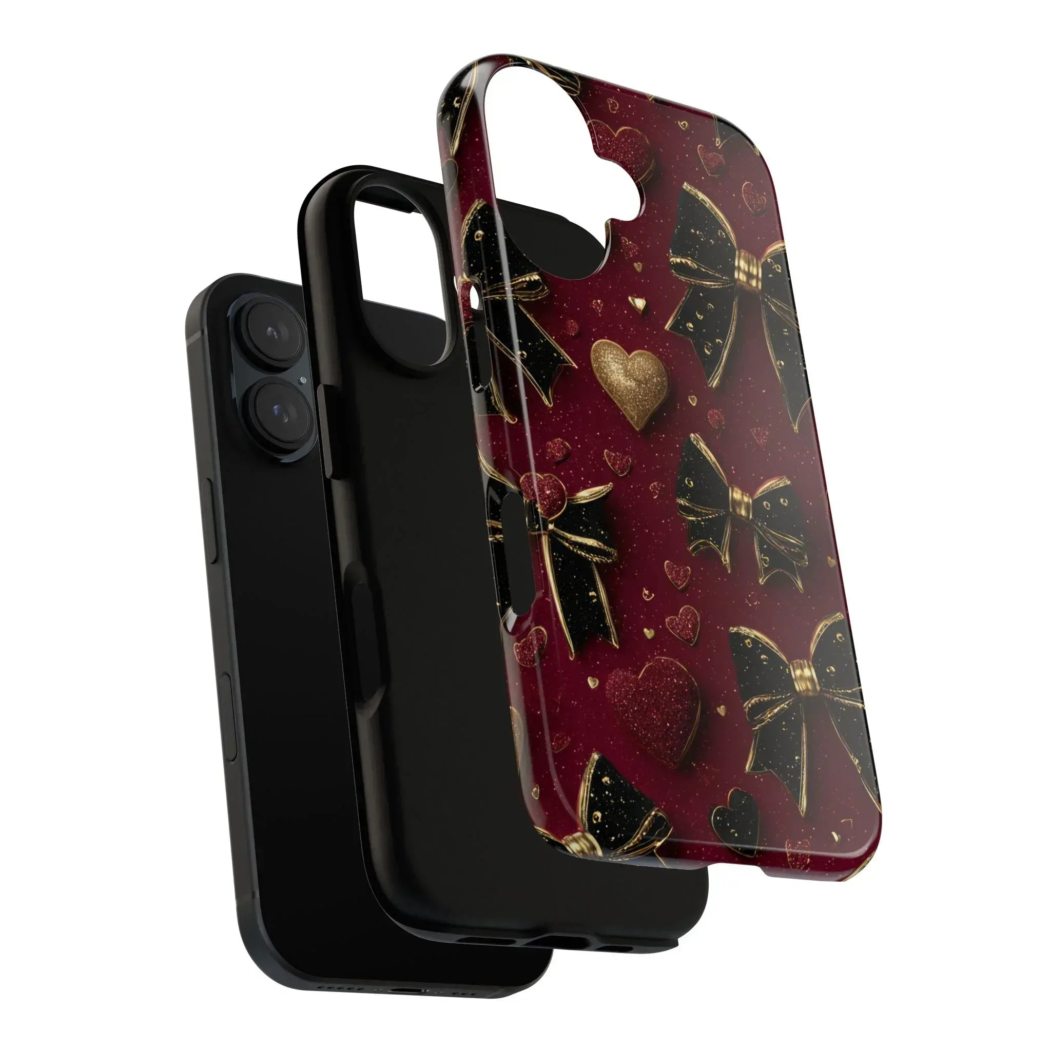 Velvet Valentine Charm Phone Case for iPhone 11-17 and Galaxy S10-S25 - KARARMDESIGN