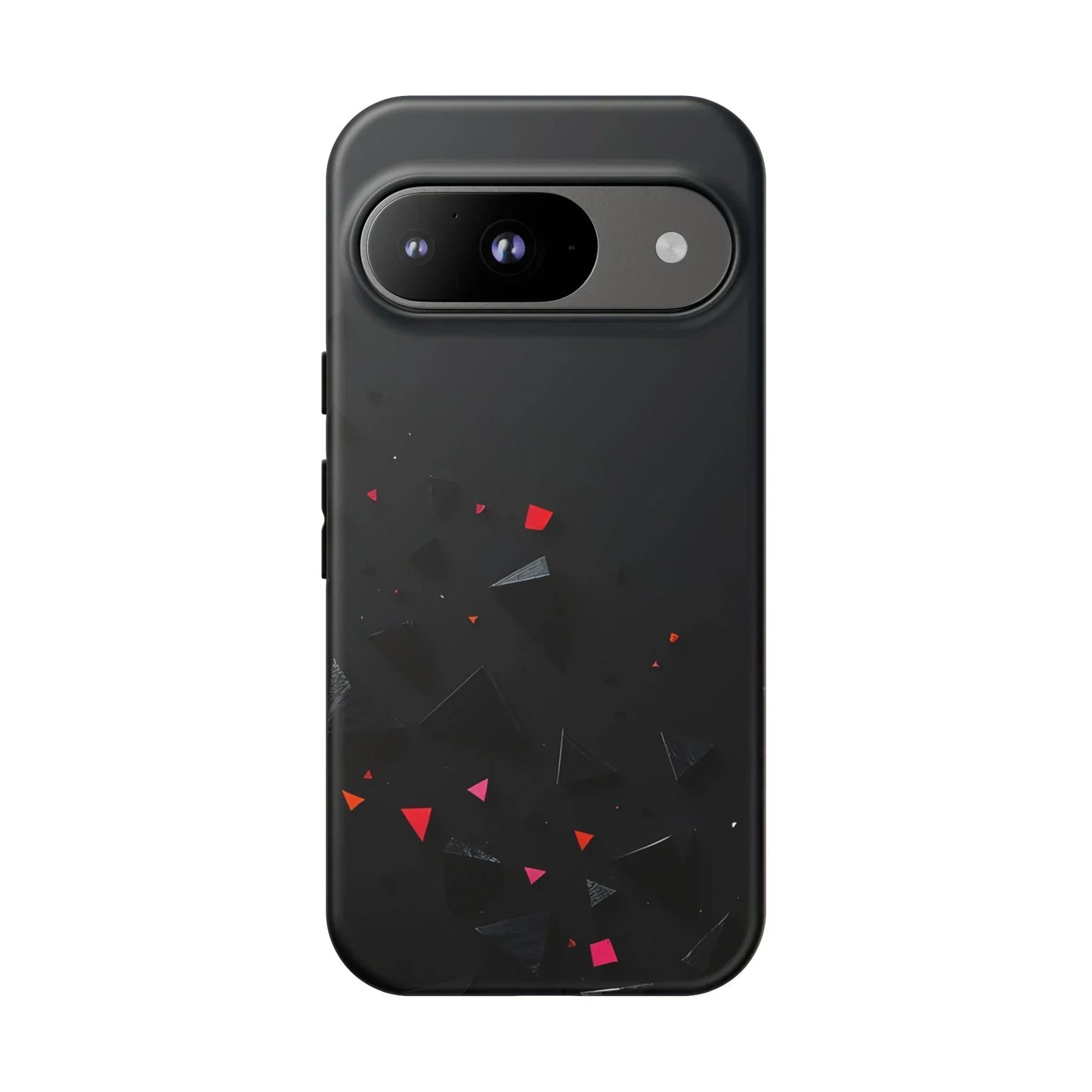 Black and Red Neon Phone Case for iPhone 8-16 and Pixel up to 9 Models - KarArmDesign
