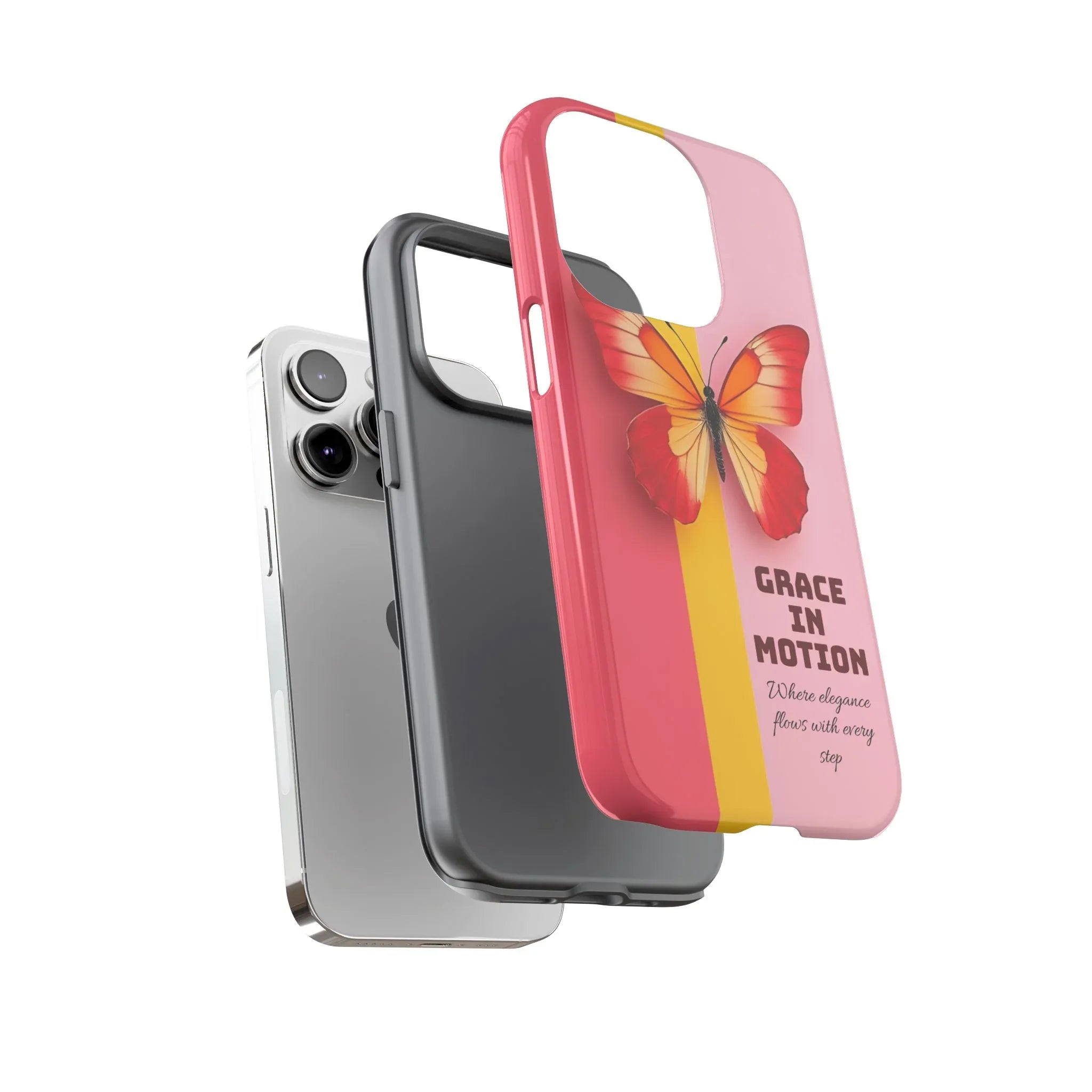 Grace in Motion – Elegant Phone Case for iPhone, Galaxy & Pixel - KARARMDESIGN