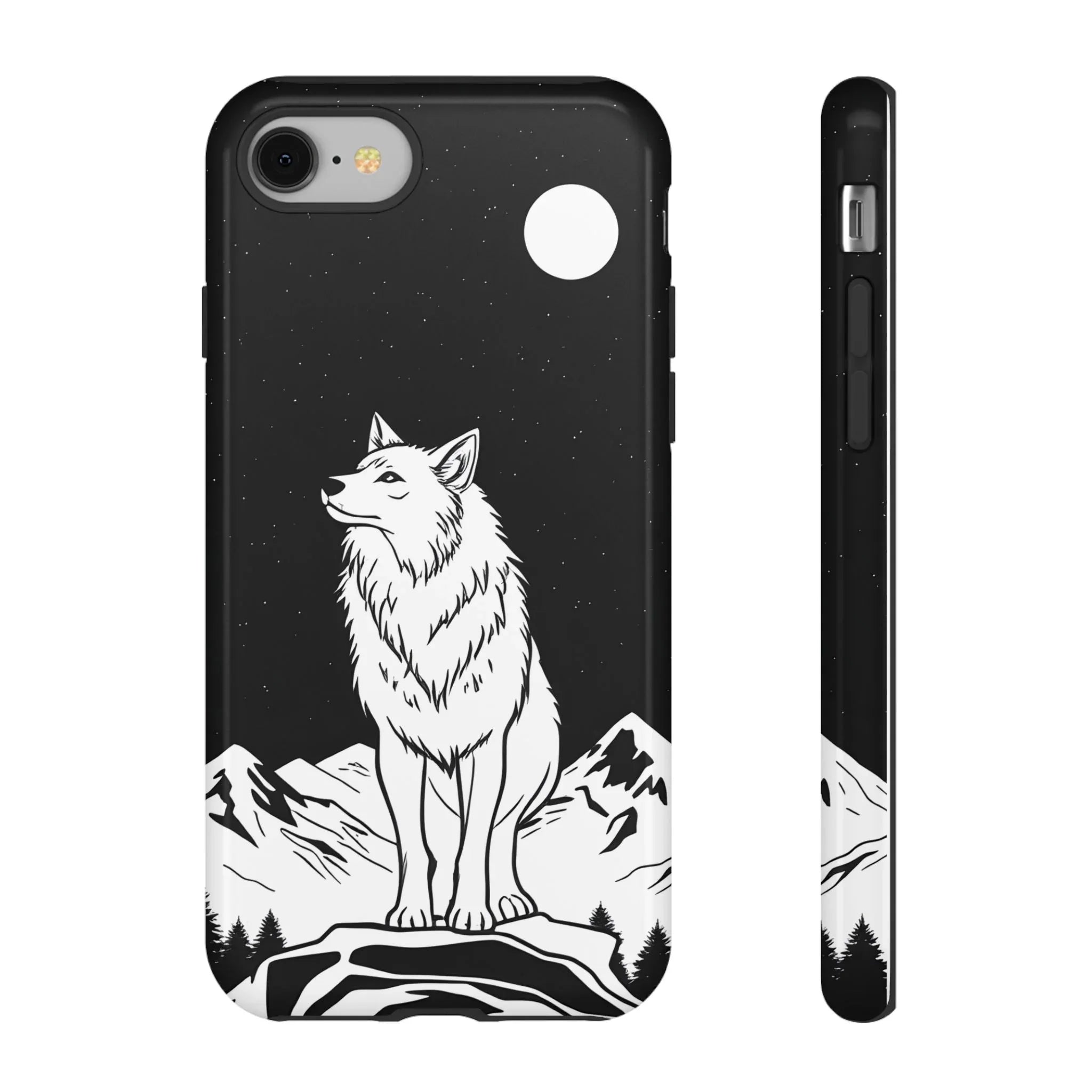 Majestic Wolf Phone Case for iPhone and Galaxy - KARARMDESIGN