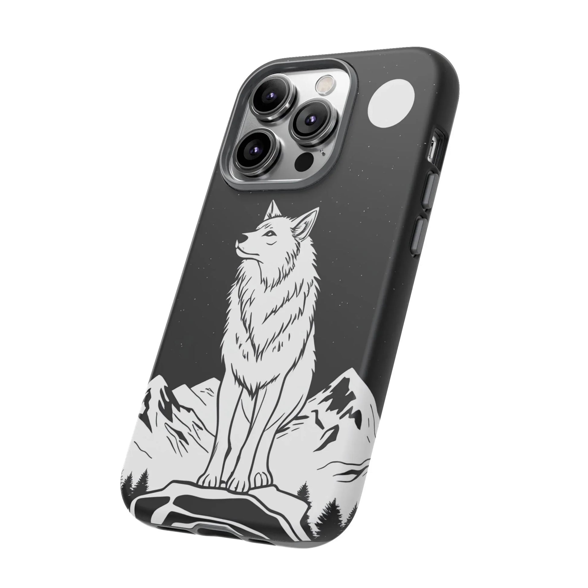 Majestic Wolf Phone Case for iPhone and Galaxy - KARARMDESIGN