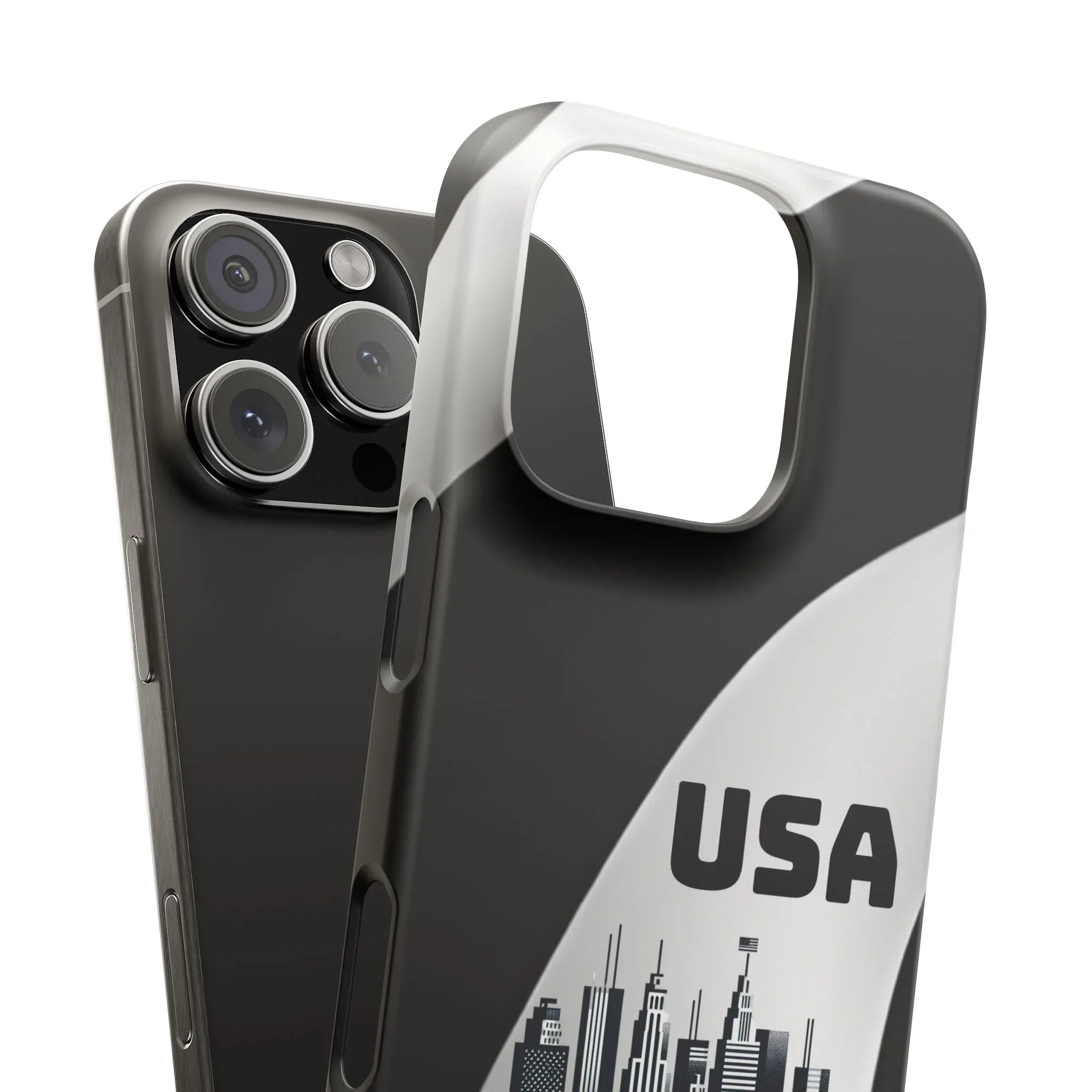Monochrome New York City Phone Case for iPhone, Galaxy & Pixel - KARARMDESIGN