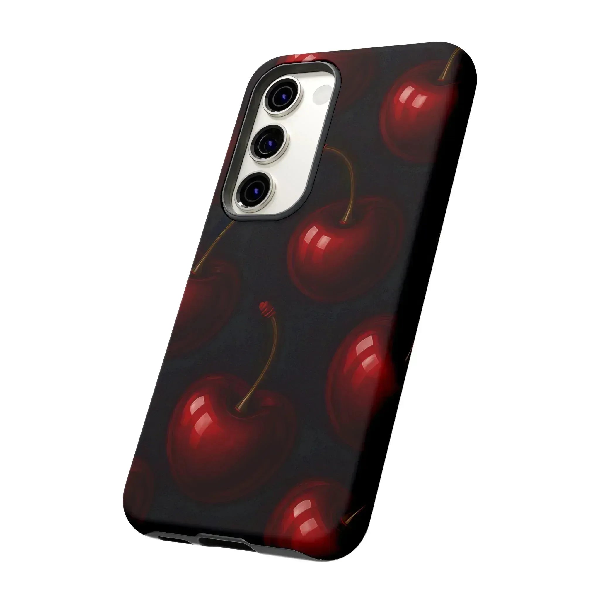 Cherry Phone Case for iPhone X-16 and Galaxy S20-S25 - KARARMDESIGN