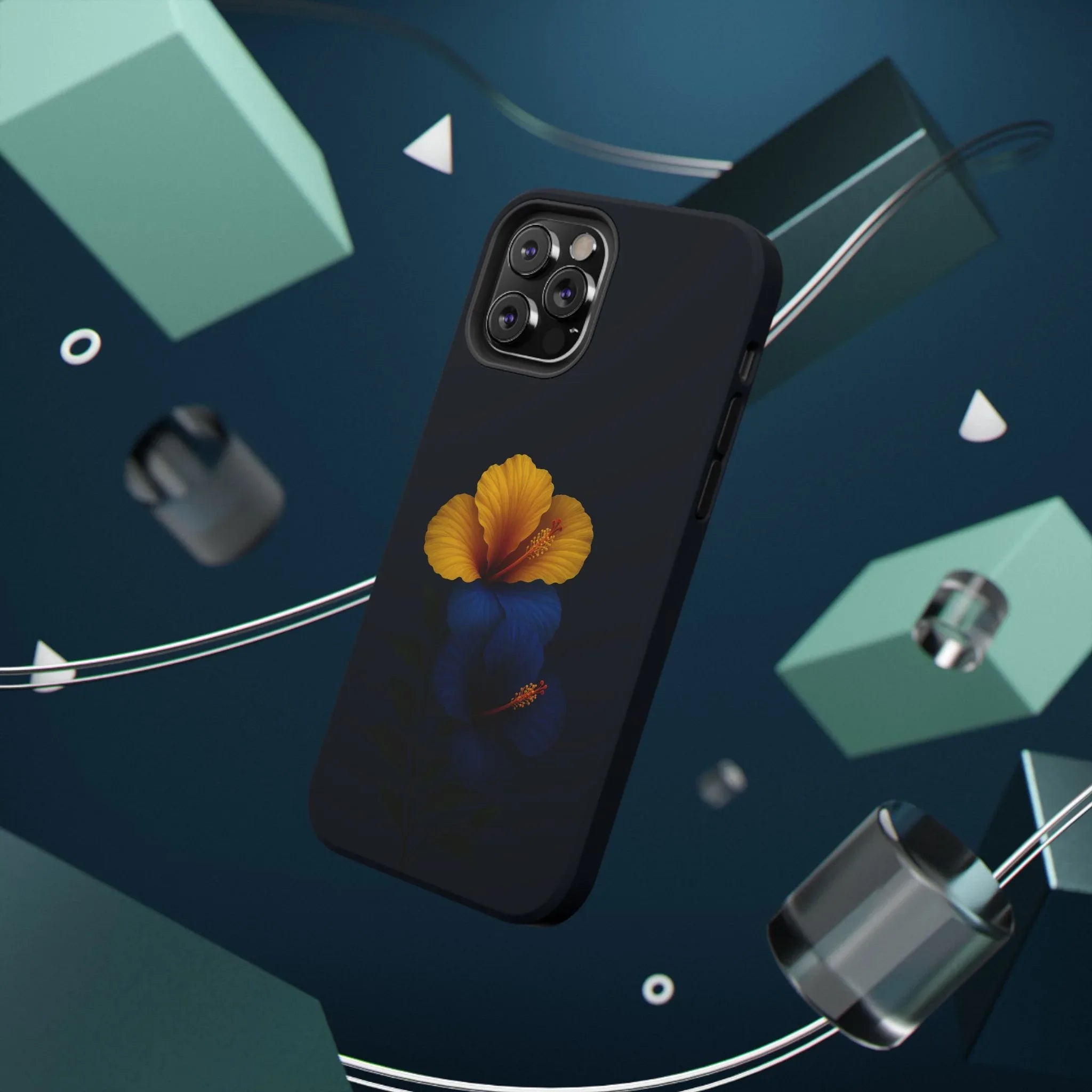 Elegant Hibiscus Phone Case for iPhone 11-17 and Galaxy S21-S22 - KARARMDESIGN