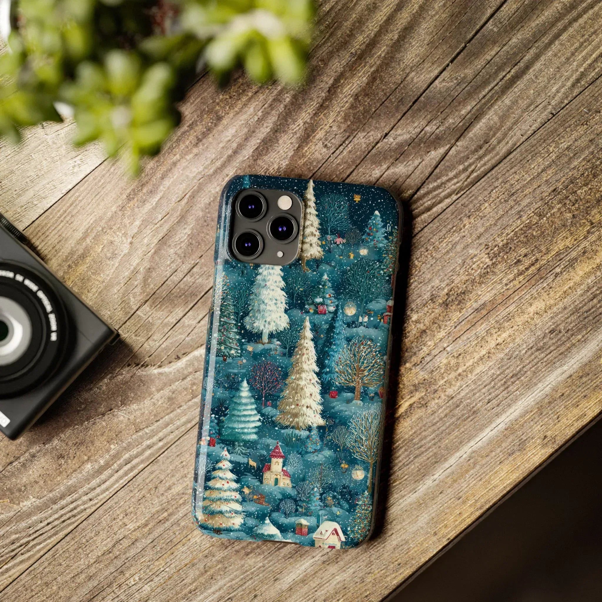 Frosty Forest Phone Case for iPhone 11-17 - KARARMDESIGN