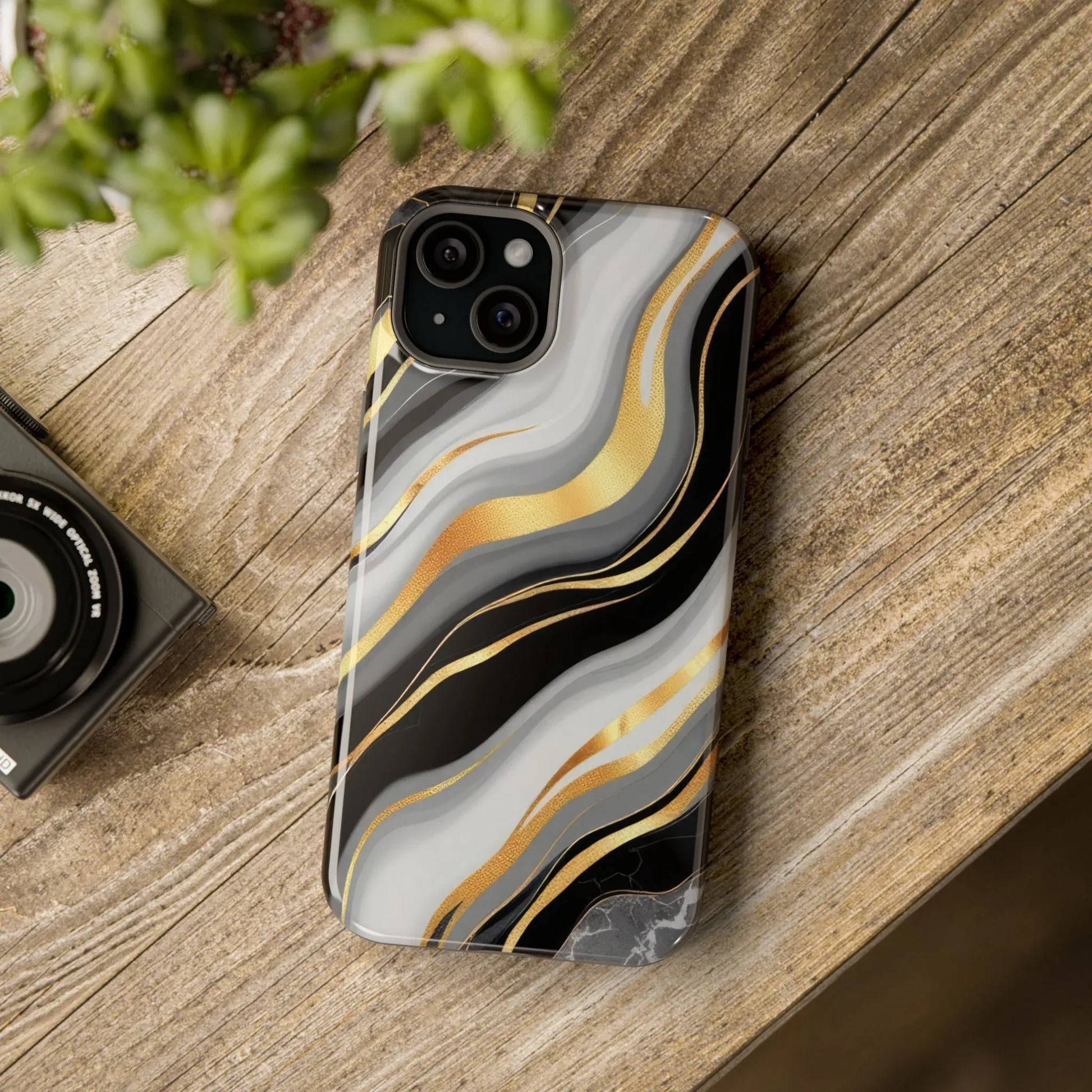 Modern Marble Flow Phone Case for iPhone 11-17 - KARARMDESIGN