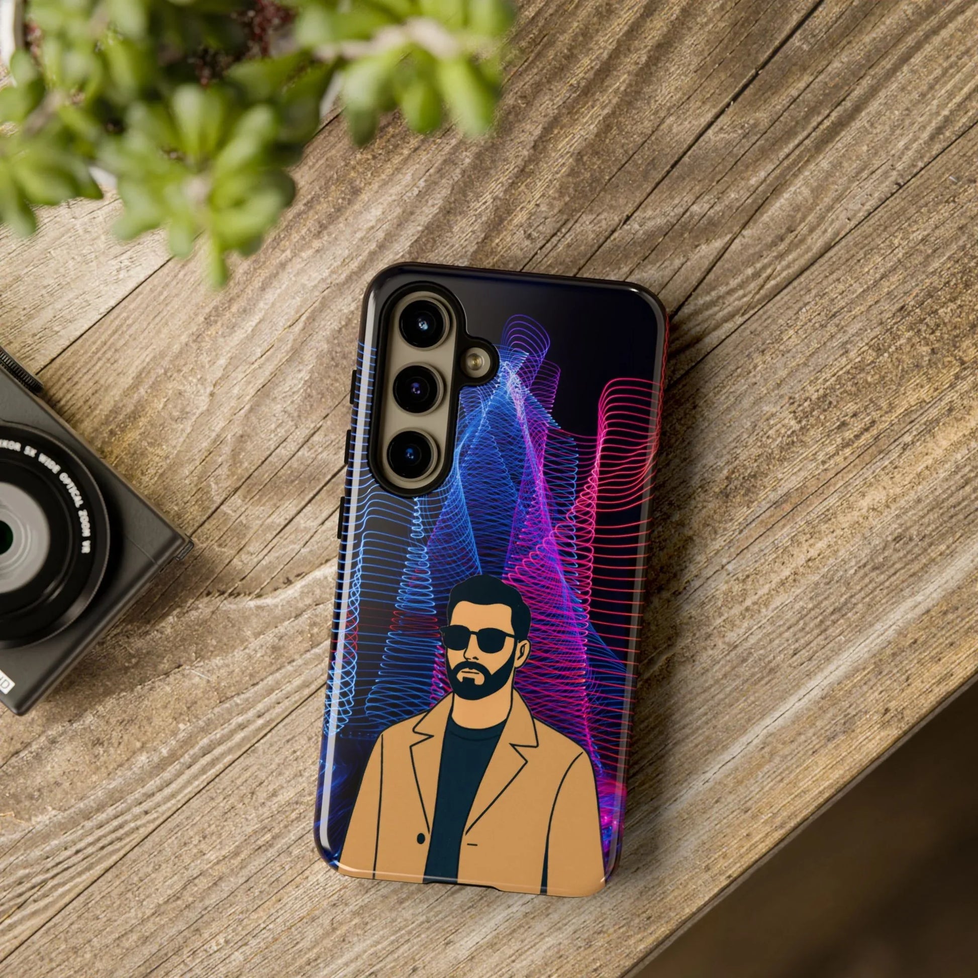Bearded Style Phone Case for iPhone 11-17 and Galaxy S20-S25 - KARARMDESIGN