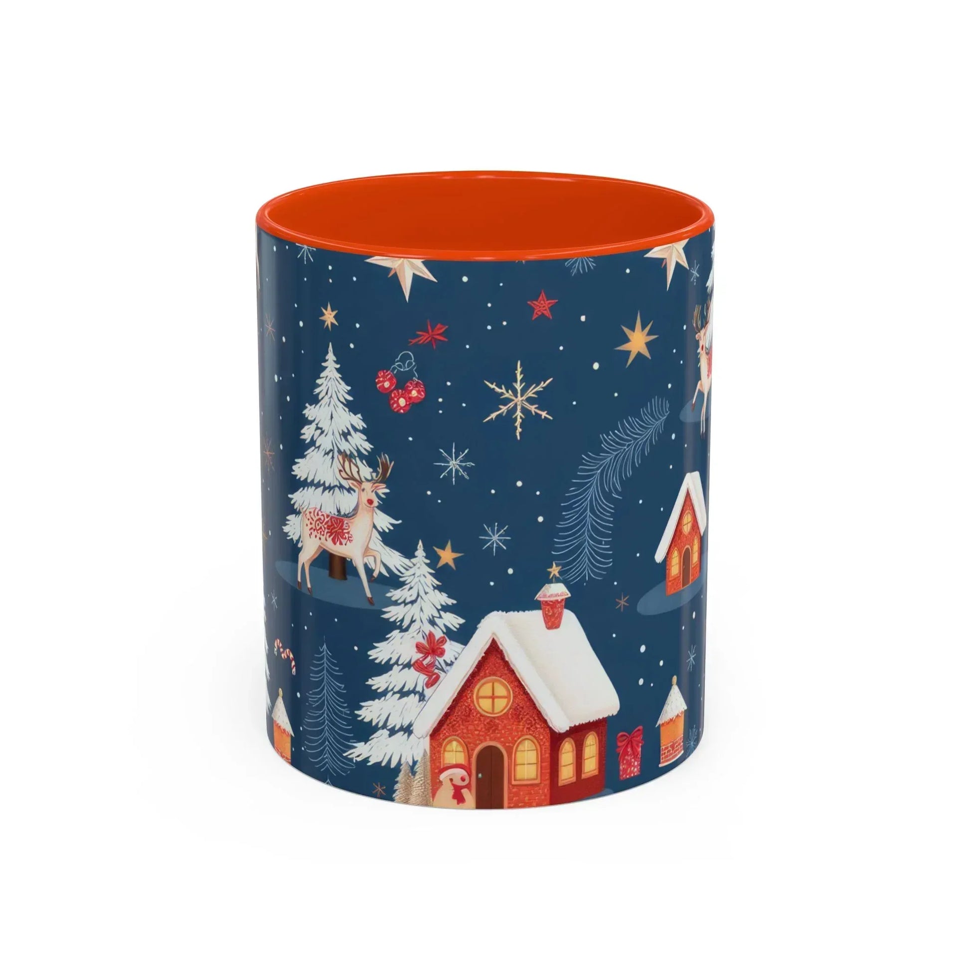 Dark Blue Christmas Mug - Colorful Mugs (11oz, 15oz) - KARARMDESIGN