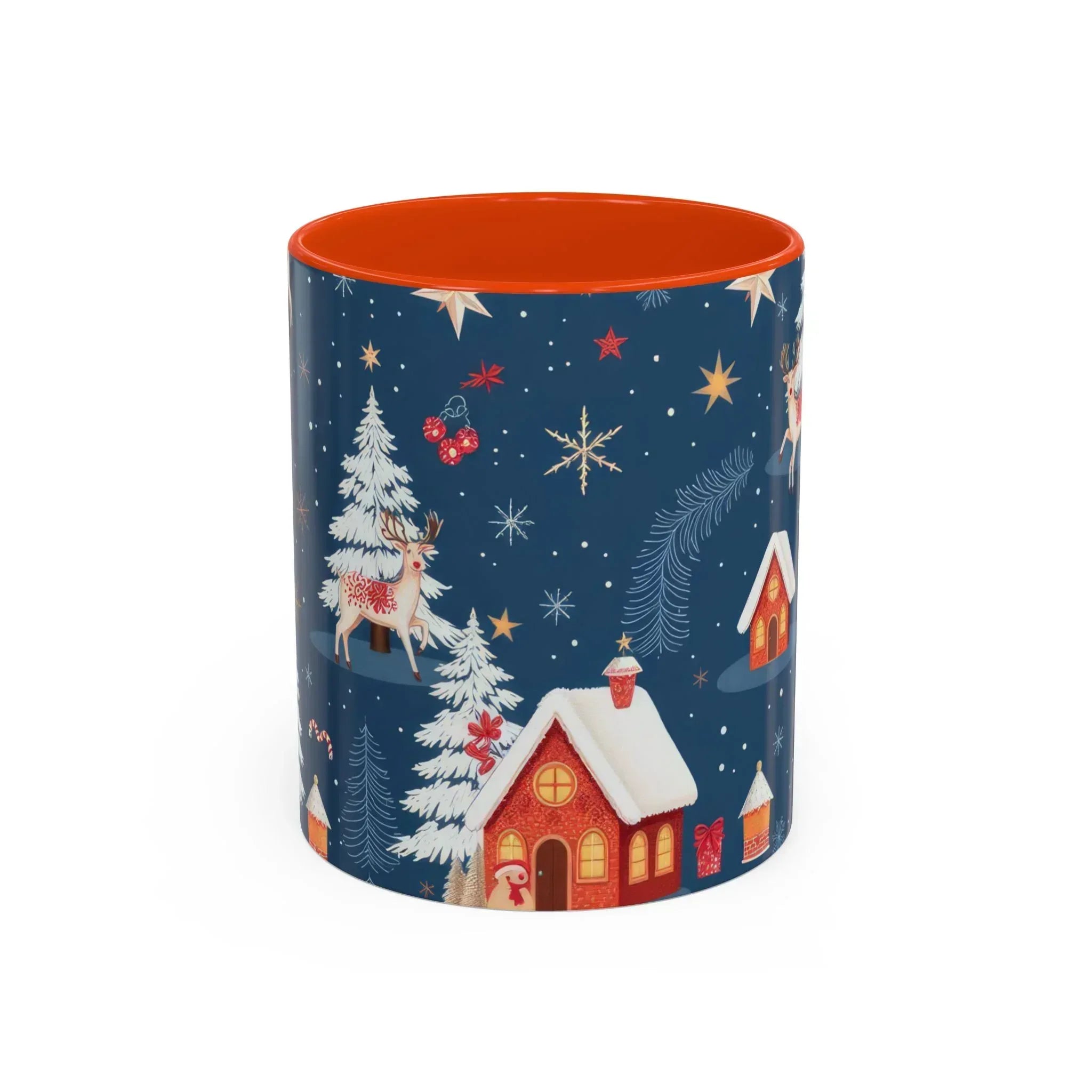 Dark Blue Christmas Mug - Colorful Mugs (11oz, 15oz) - KARARMDESIGN