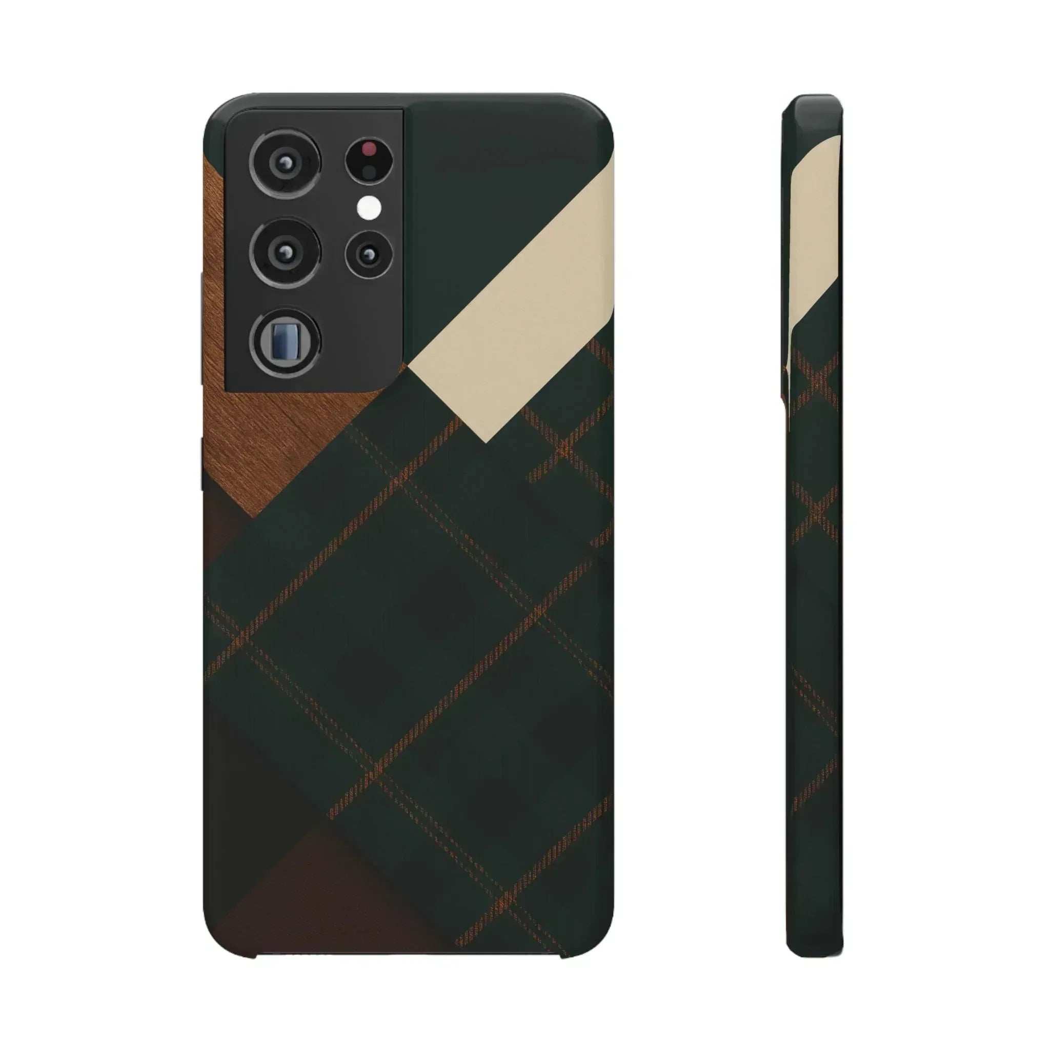 Rustic Green Phone Case for iPhone 8-16 and Galaxy S20-S24 - KARARMDESIGN