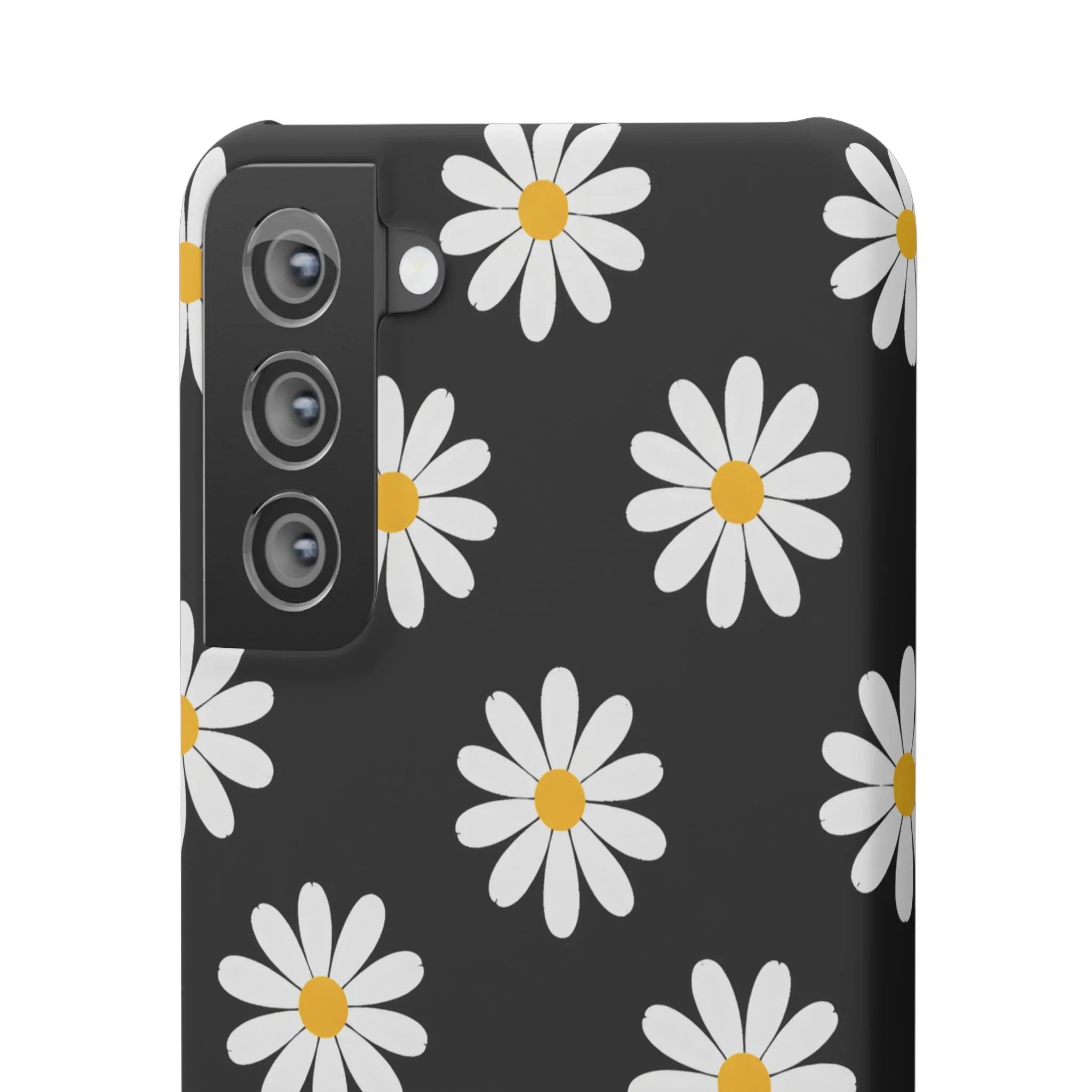 Daisy Charm Phone Case for iPhone 11-17 and Galaxy S20-S25 - KARARMDESIGN